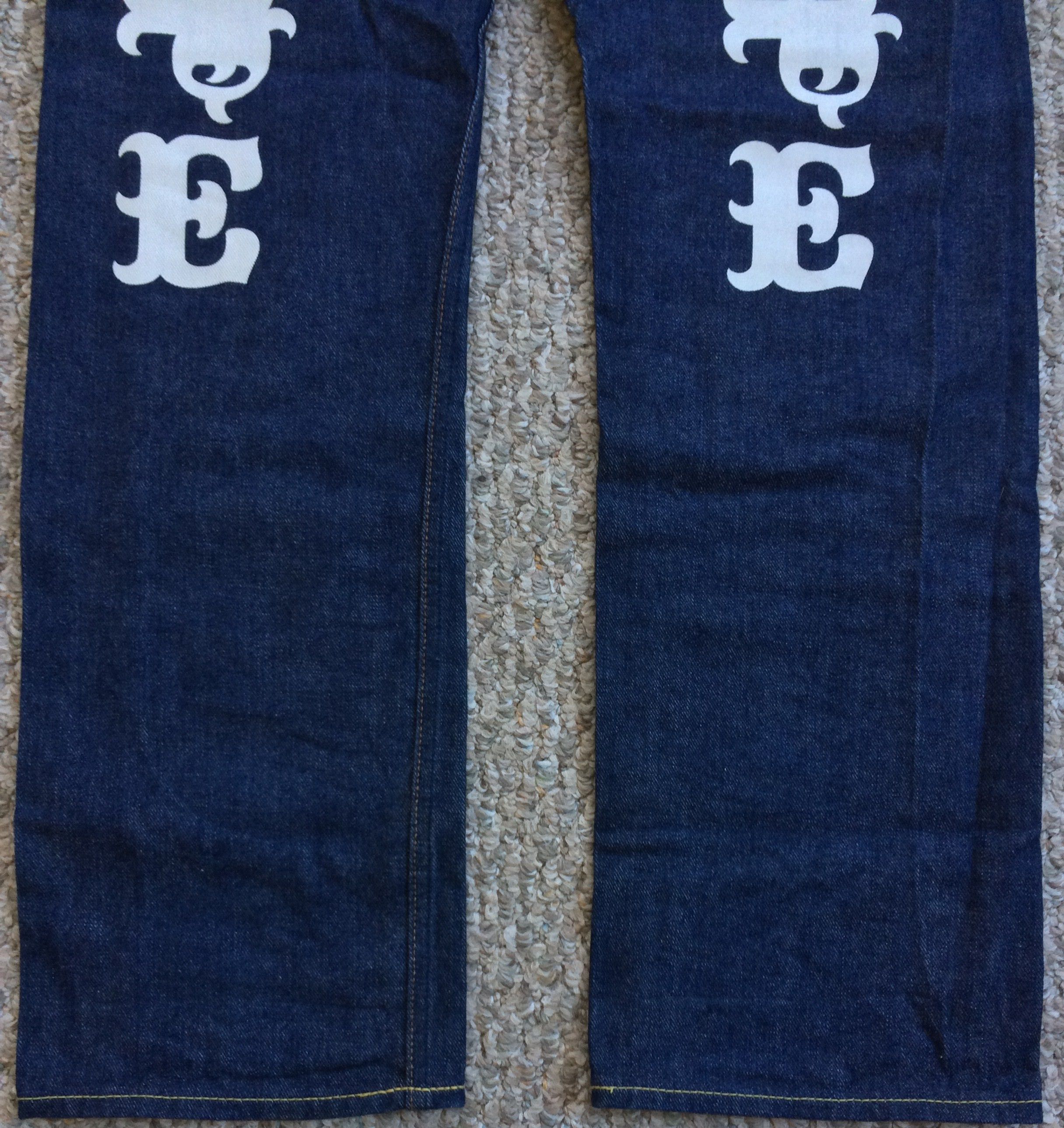 OG Bape Spellout Logo Denim - 4