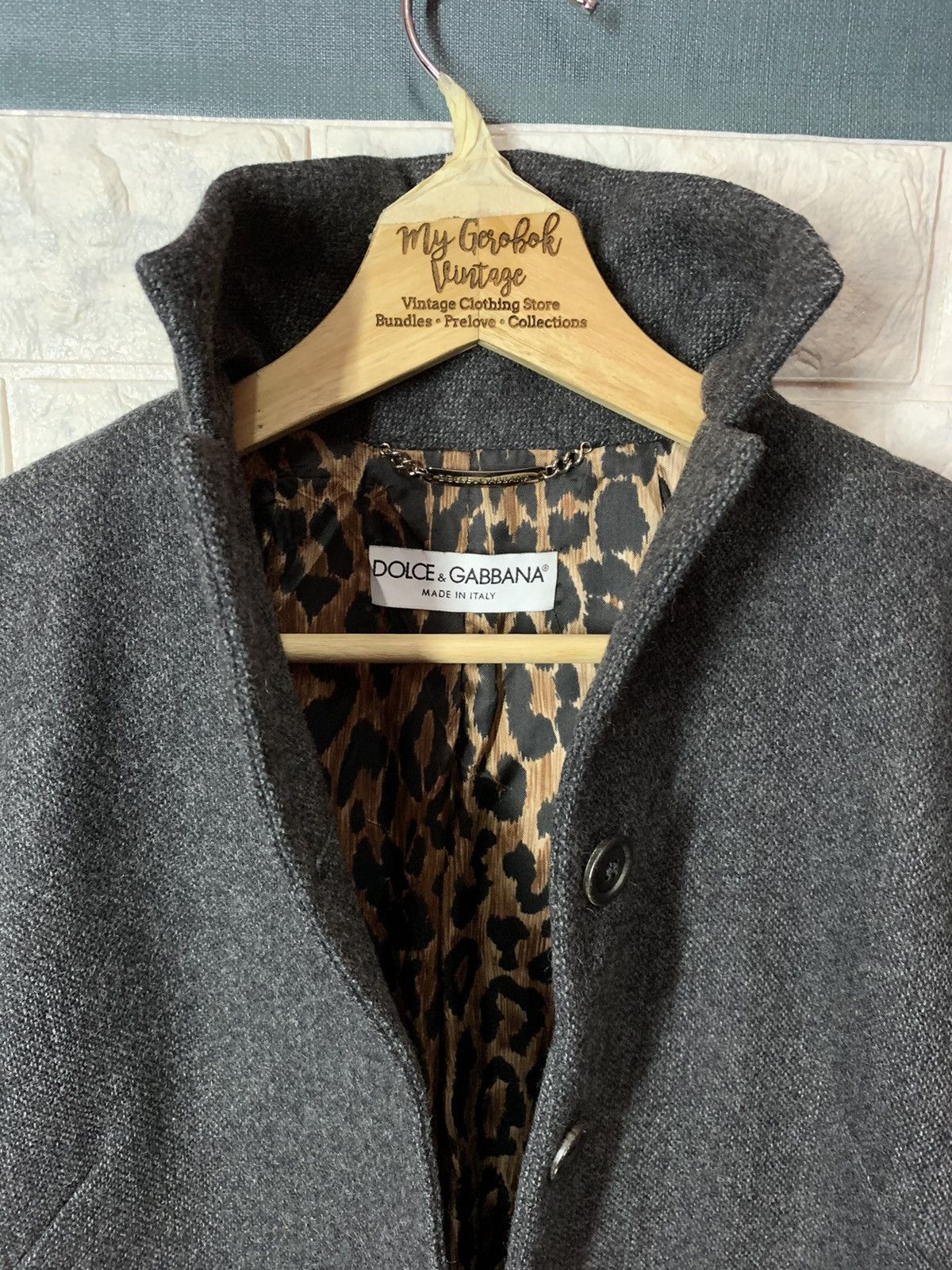 RARE!! Blazer Dolce & Gabbana Leopard Liner For Womens - 3