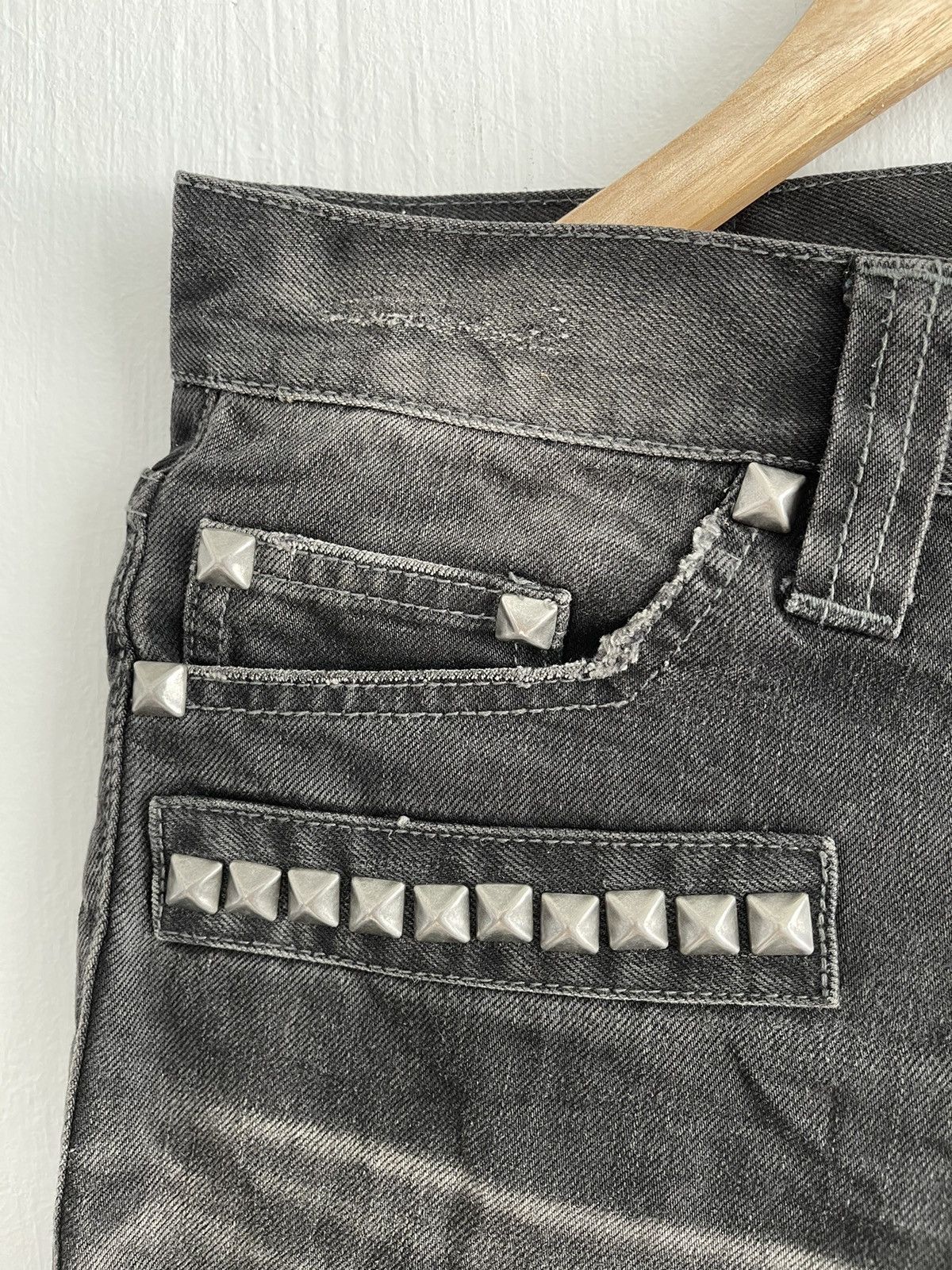 Japanese Brand - SEMANTIC DESIGN Punk Style Zipper Bootcut Flared Jeans - 13