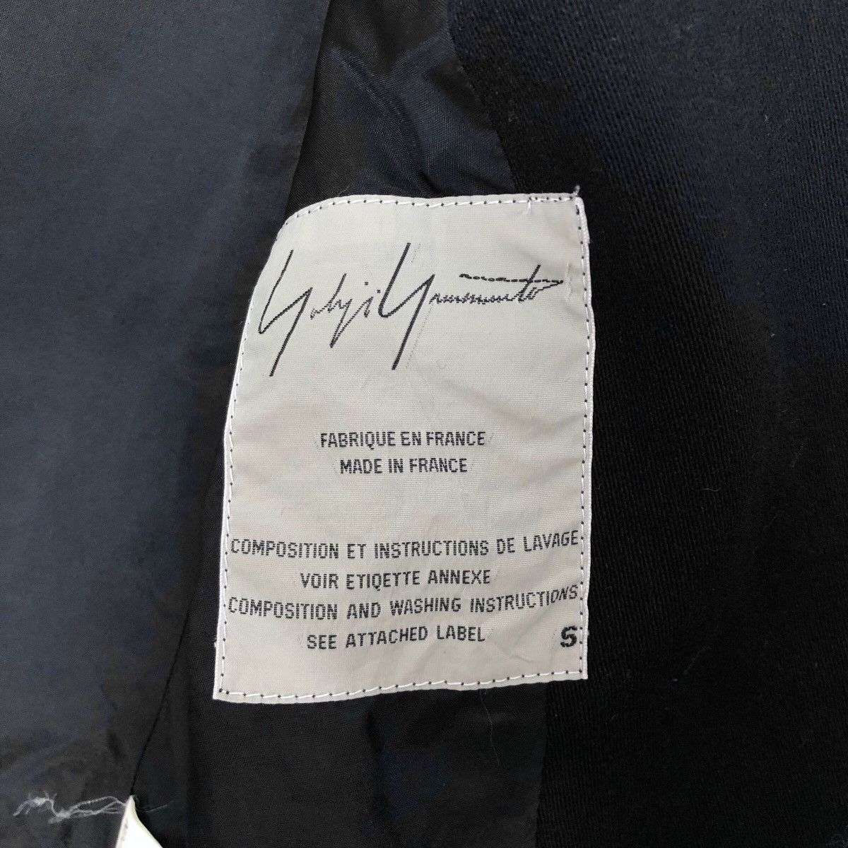 Vintage 90s Yohji Yamamoto Femme 1997AW Cutaway Overcoat - 14