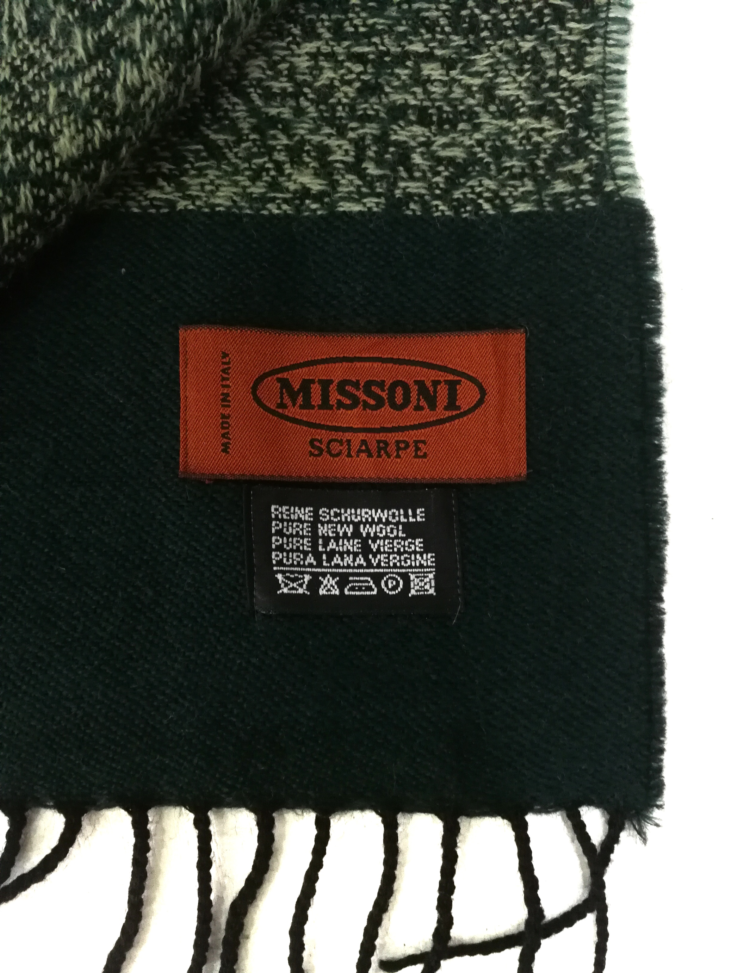 Hot Sale!! Missoni wool scarf very good conditions (SB015) - 4