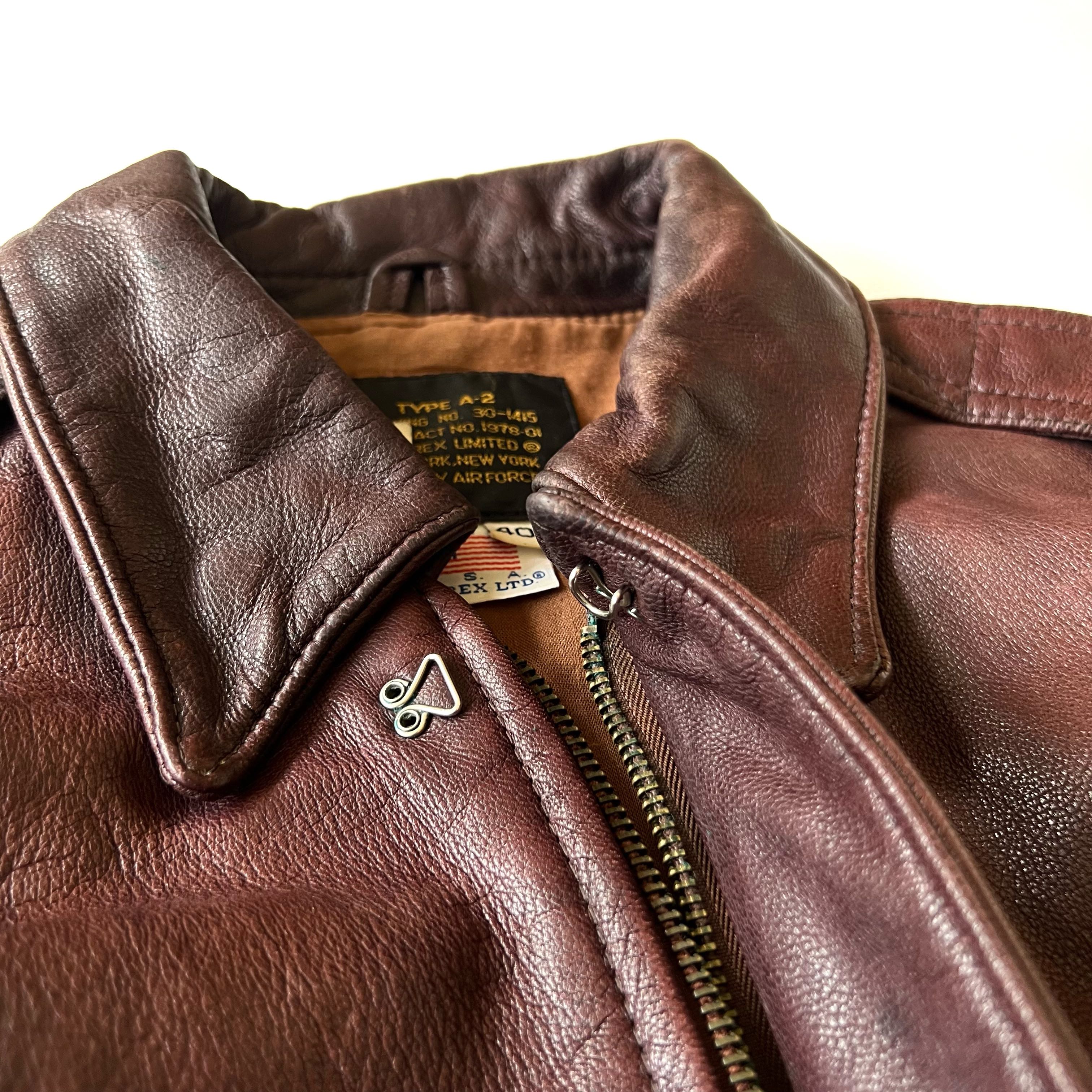 Avirex Type A2 Horsehide Leather Flight Jacket - 5
