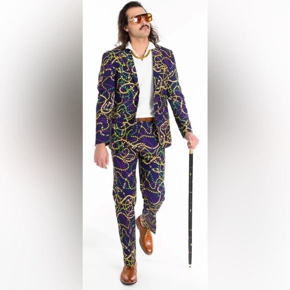 shinesty - The Carnival Krewe
Mardi Gras Beads Suit - 1