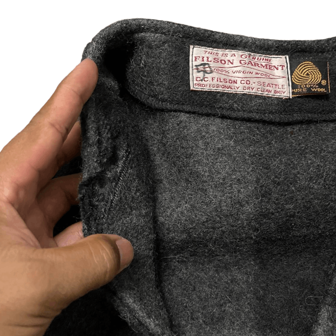 Filson Garment Mackinaw Wool Plaid Vest - 6