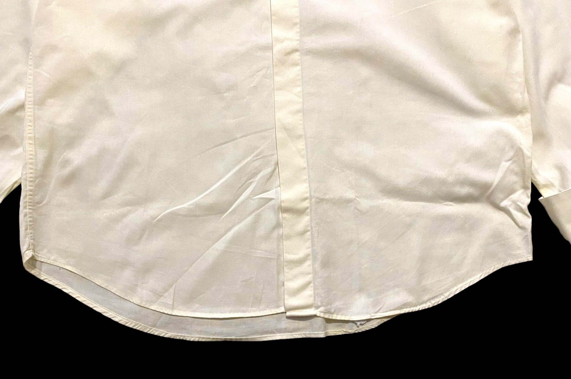 Canali Dress Shirt French Cuff White Cotton Solid 15 3/4 40 - 3