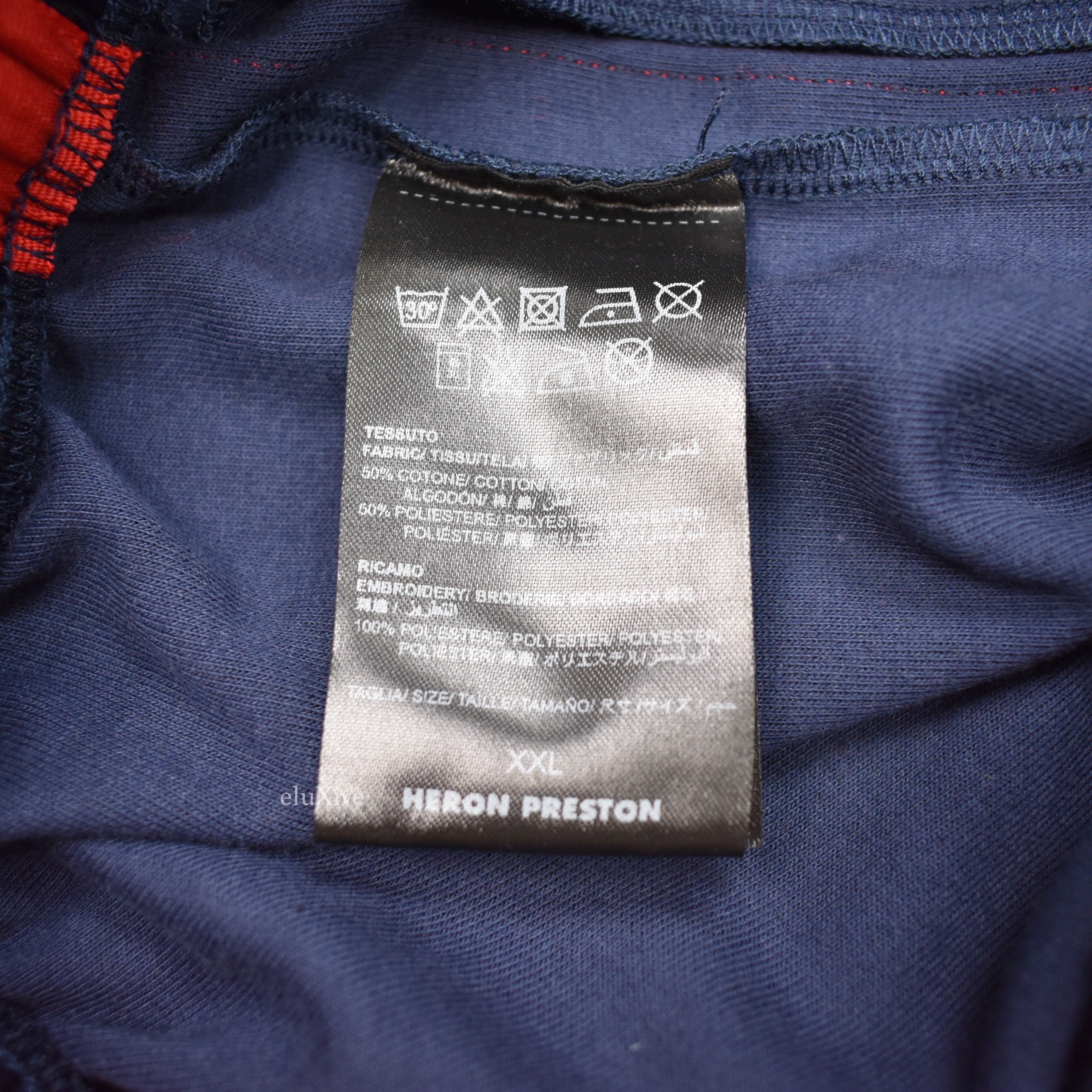 Navy Russian 'STYLE' Logo Track Pants NWT - 6