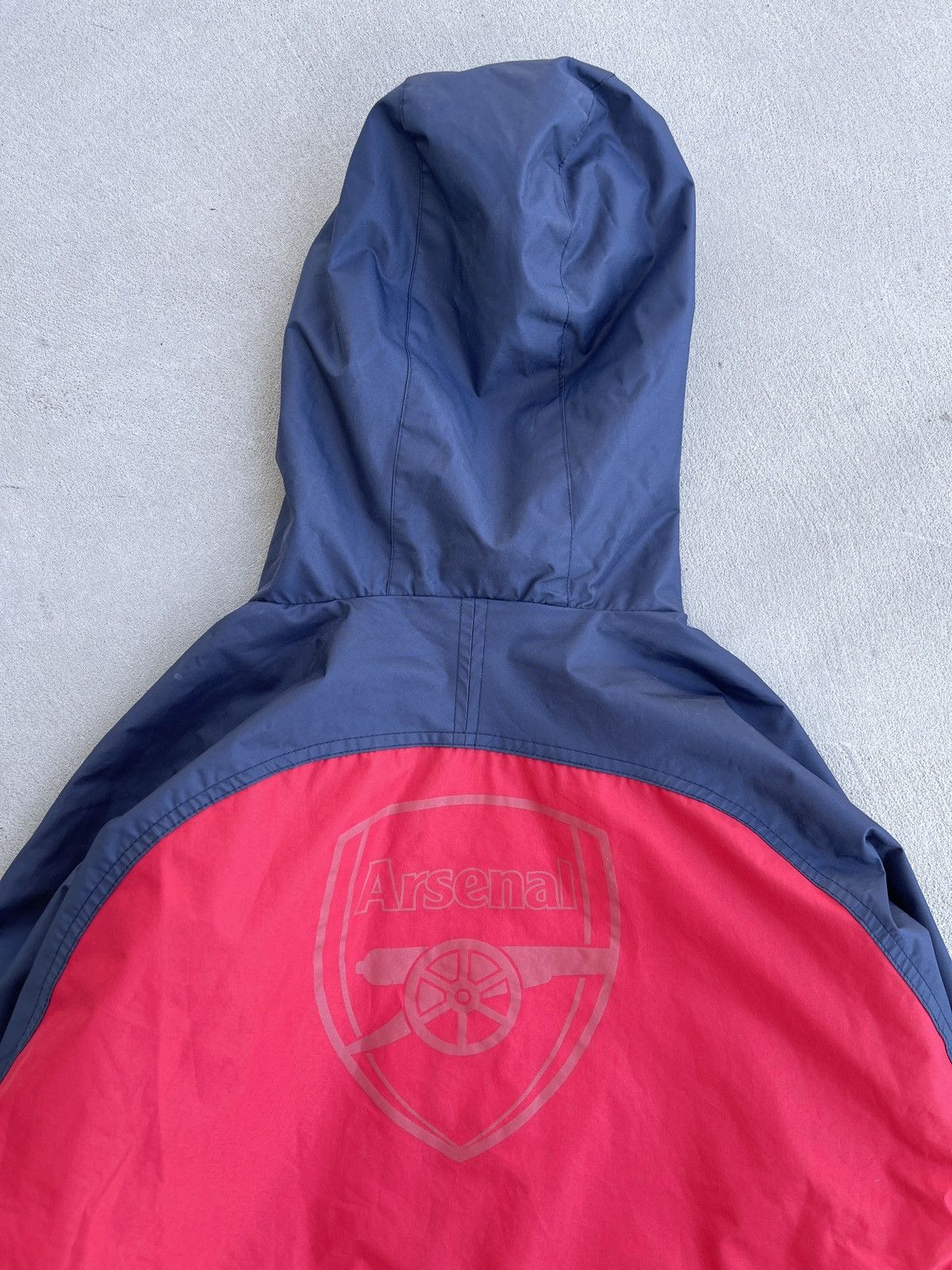 Vintage - STEAL! 2010s Arsenal Training Shower Windbreaker Jacket - 4