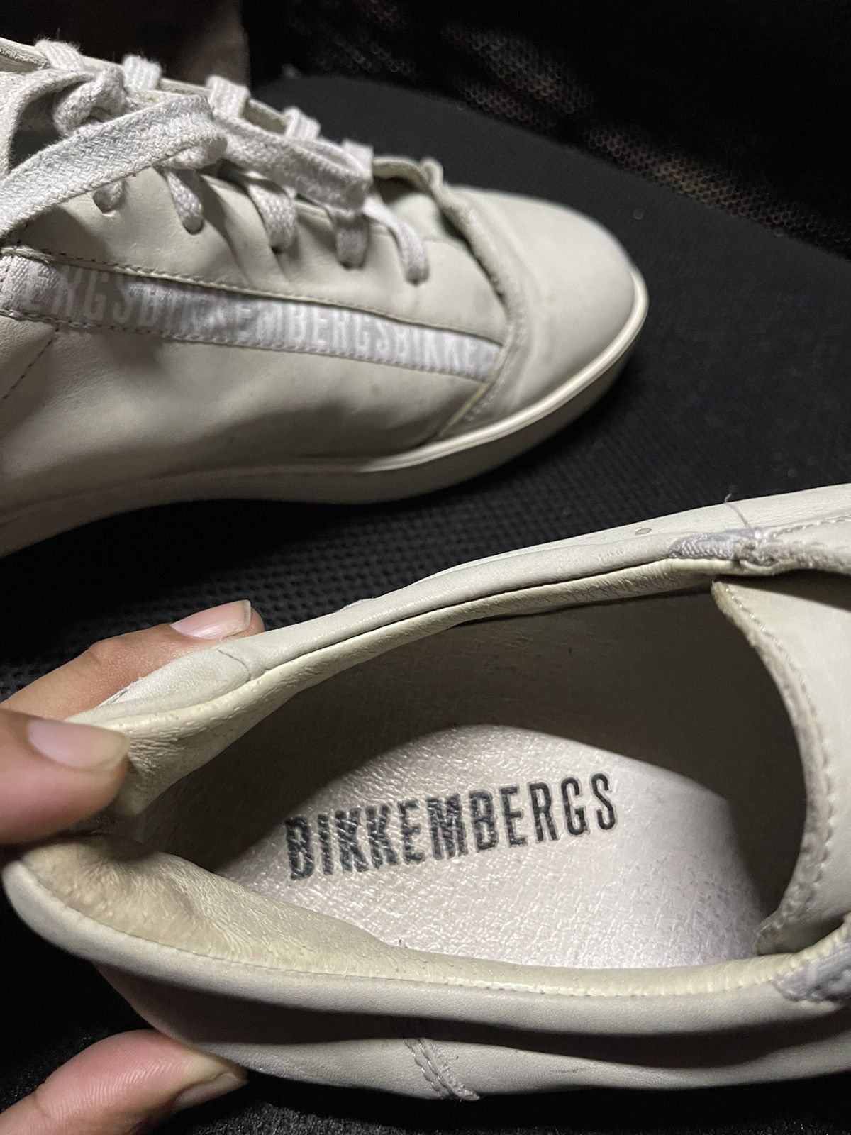 Vtg Dirk BIKKEMBERGS Leather Low Top Shoe - 4