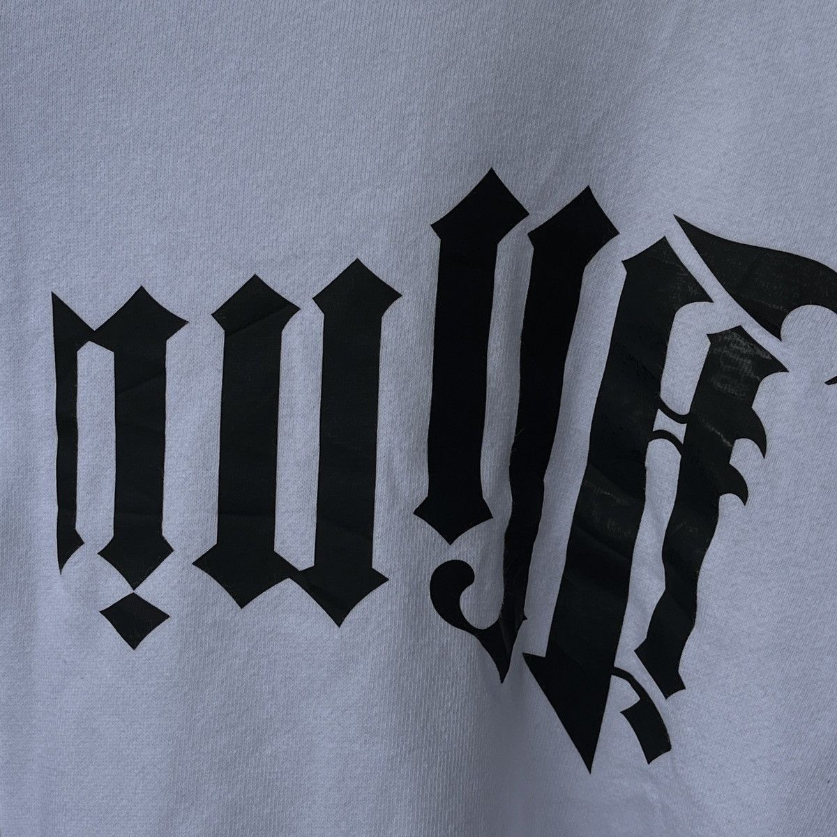 Vintage - Atti Black White Anarchy Embroidery Sweatshirts Hoodie - 14