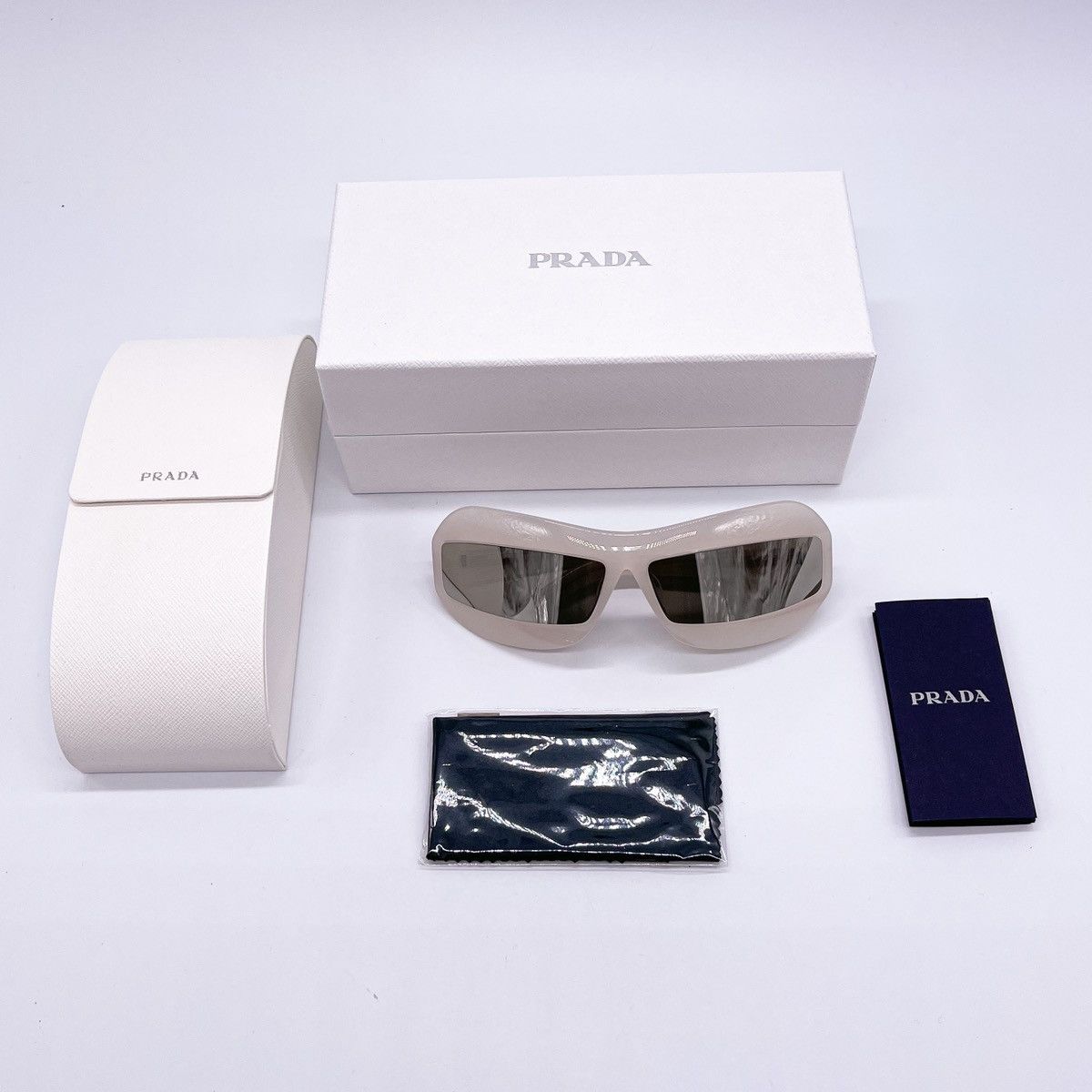 NEW PRADA LIMITED EDITION PRADA OVERSIZED SUNGLASSES - 14