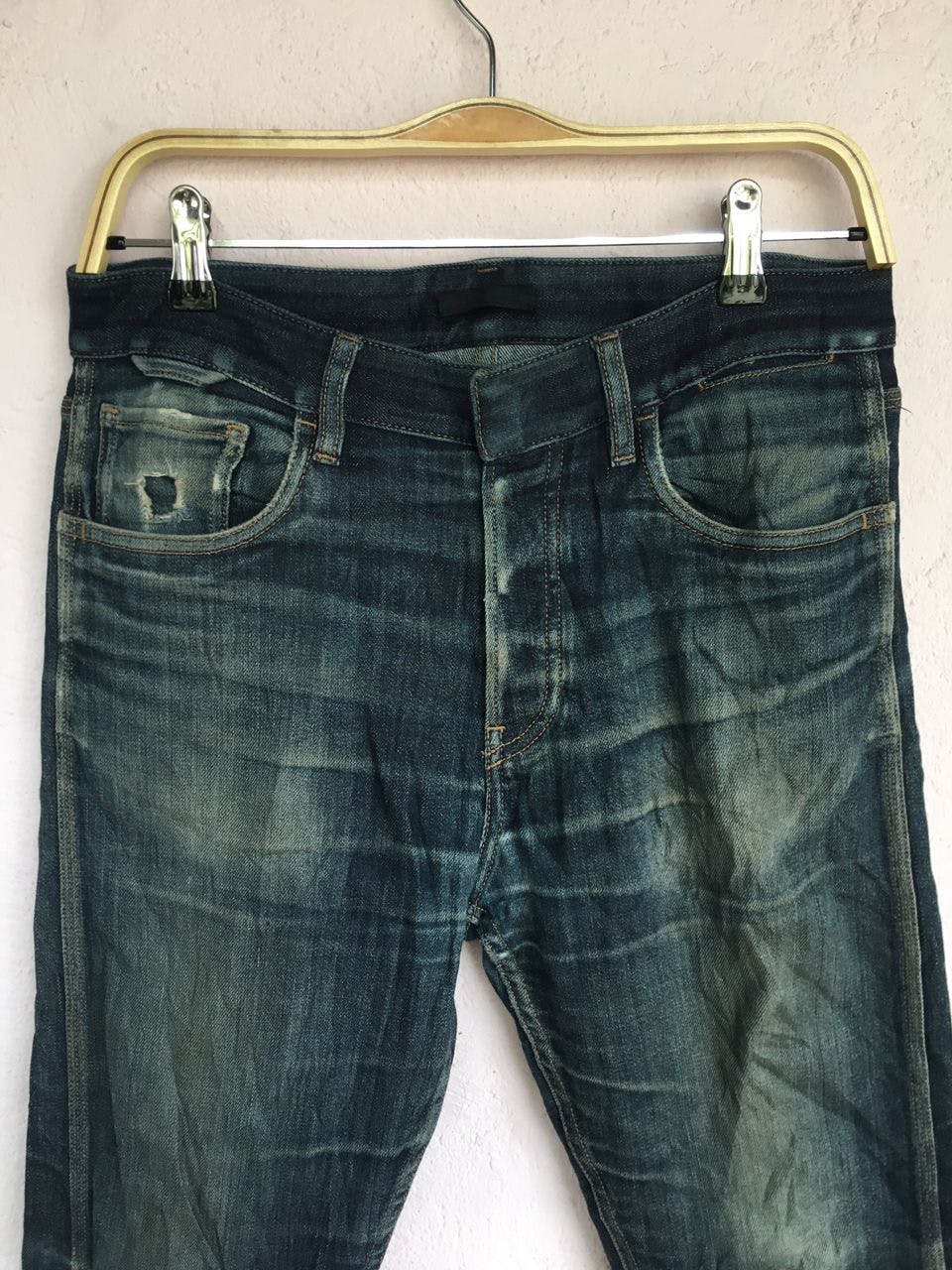 Prada Distressed denim Pants - 5