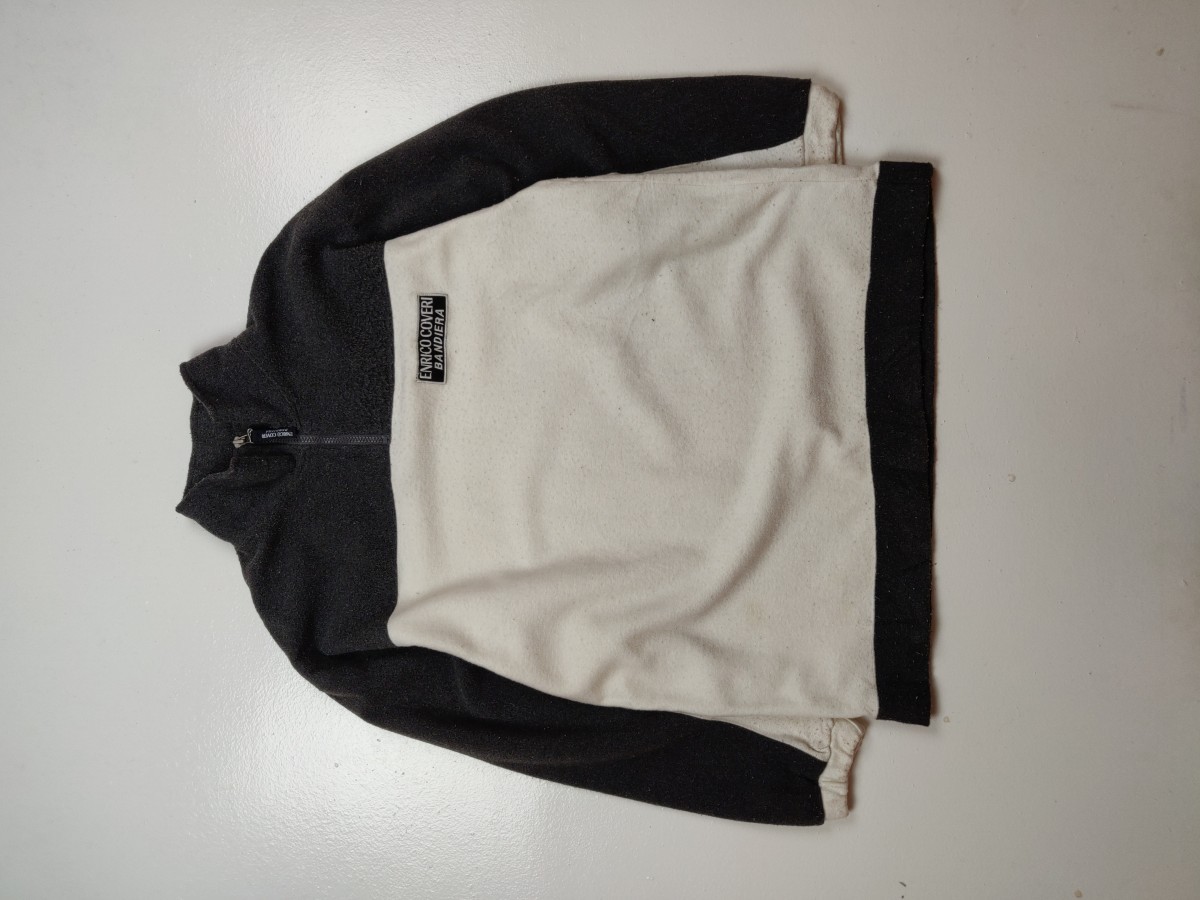 Designer - Bandiera Two Tone Fleece Sweater Jacket - 2