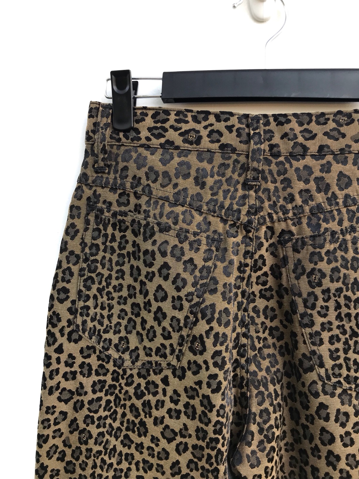 Authentic Fendi Leopard Print Trousers Pants - 6