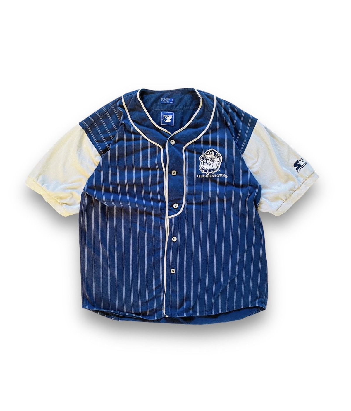 Starter Georgetown Hoyas Vintage Cotton Baseball Tee Men’s - 1