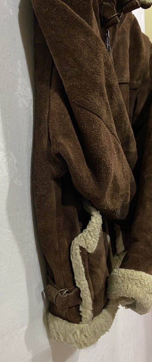 Leather - Made in The World Sherpa Lined B-3 Style Jacket - 10