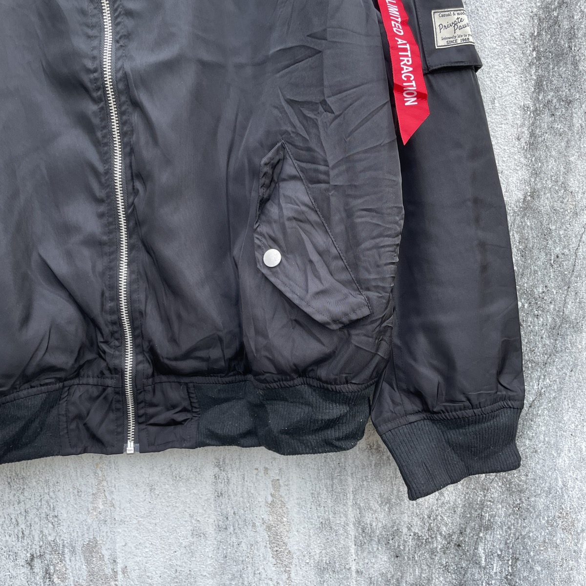 Japanese Brand - Vintage Private Pause Bomber Jacket - 2