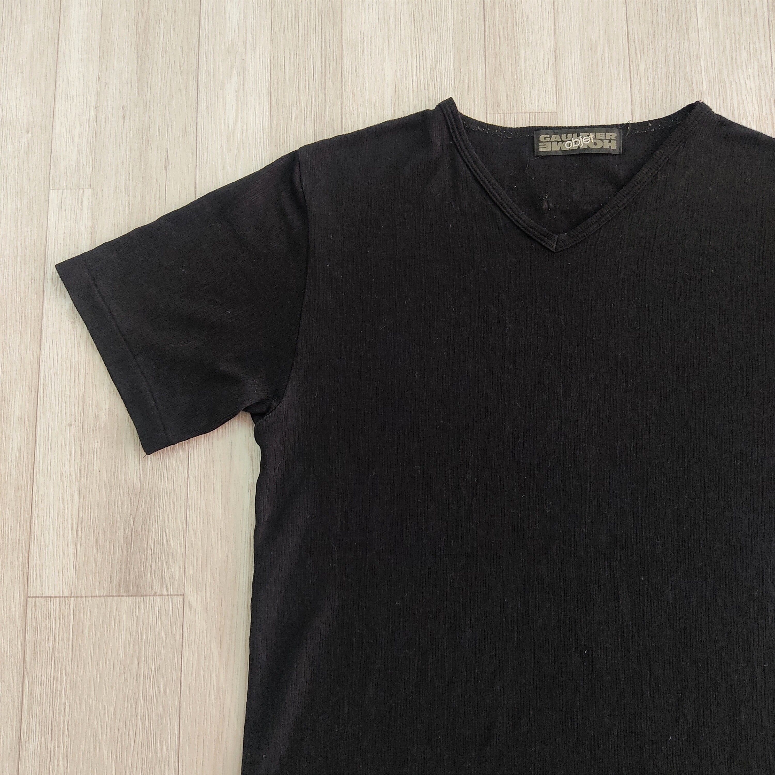 JPG x Gaultier Homme Objet Basic V-neck T-shirt - 5