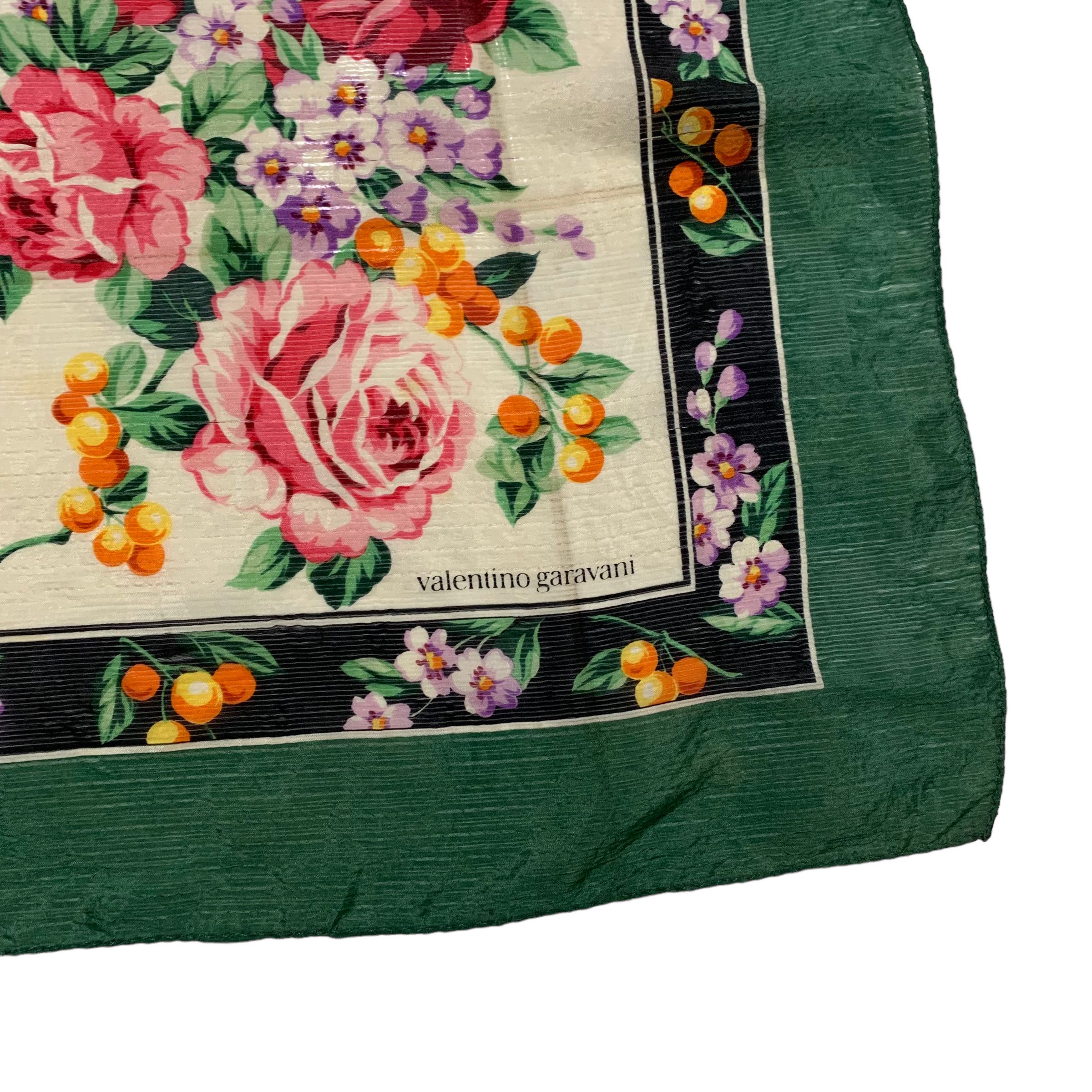 Valentino Garavani Silk Floral Scarf - 4