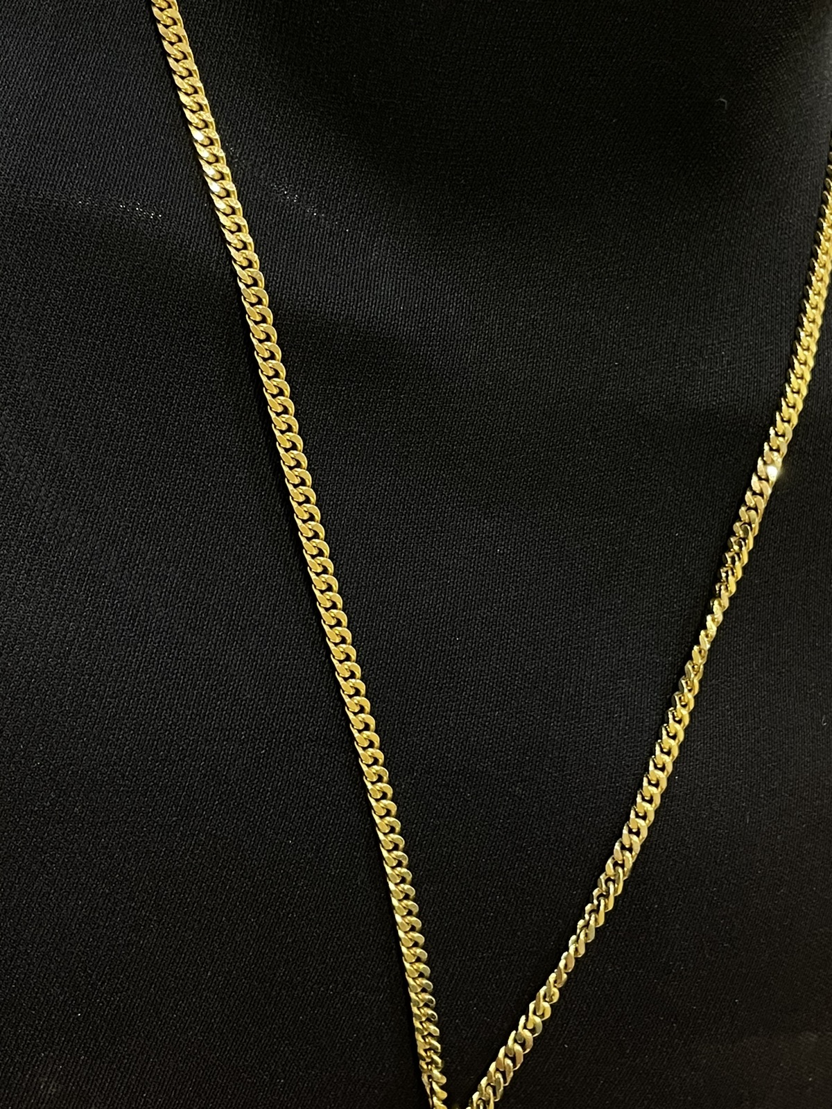 Louis Vuitton pad lock custom necklace/ chain gold - 6