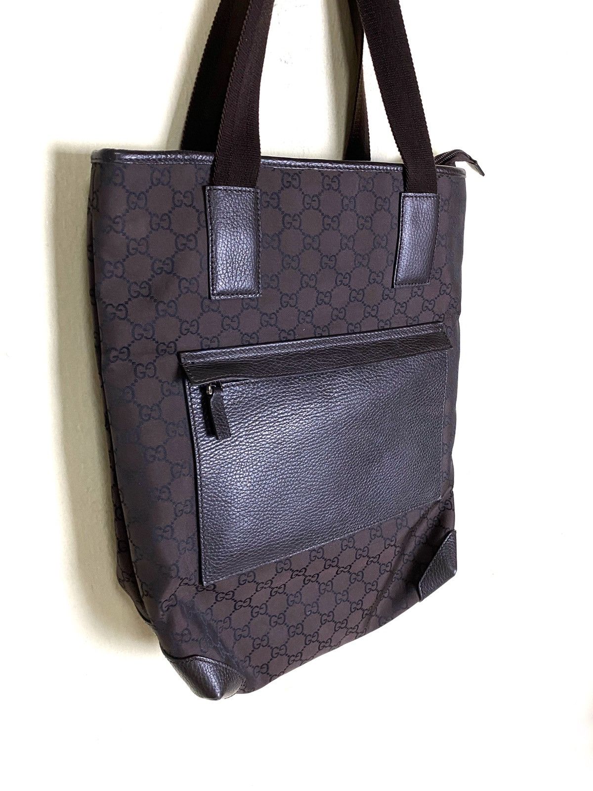 Authentic GUCCI Monogram Tall Tote Bag - 2