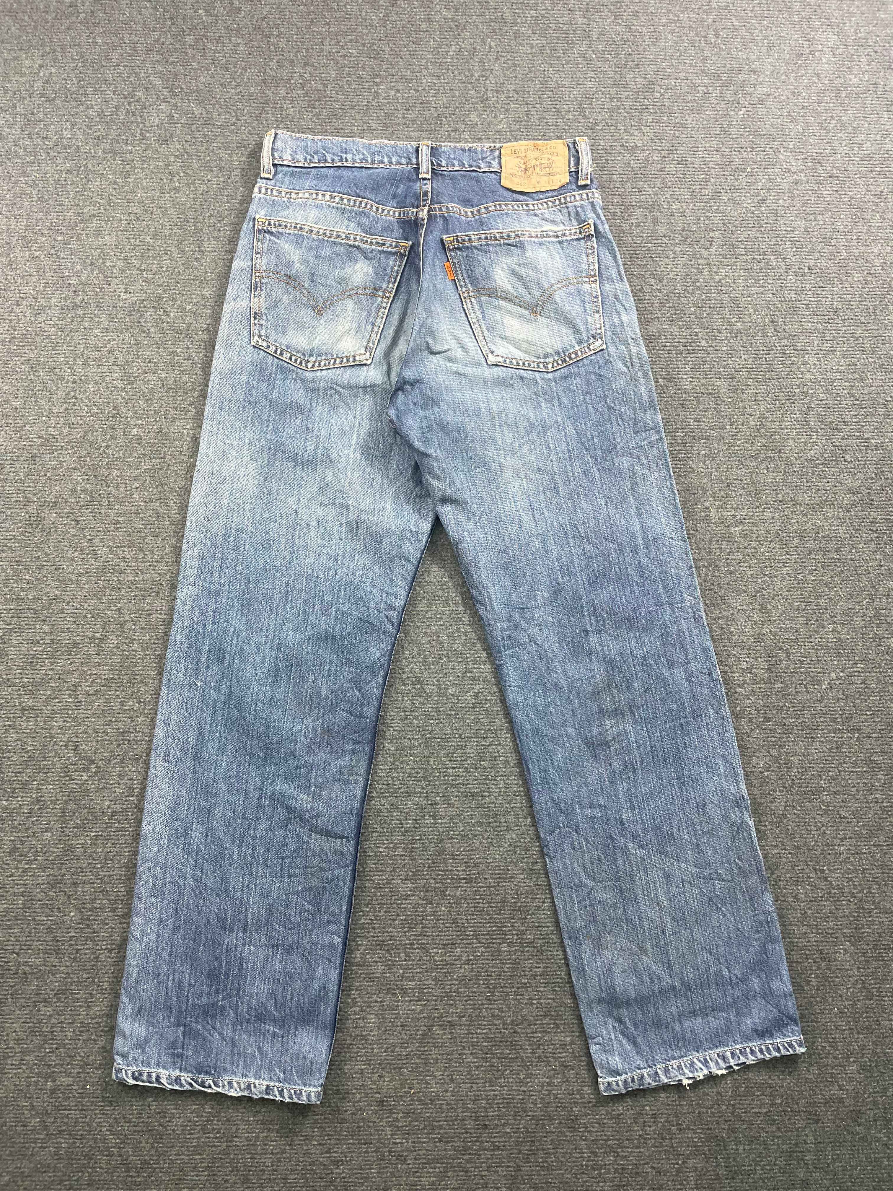 Vintage - Vintage 90s Levis 612 Orange Tab Faded Blue Jeans