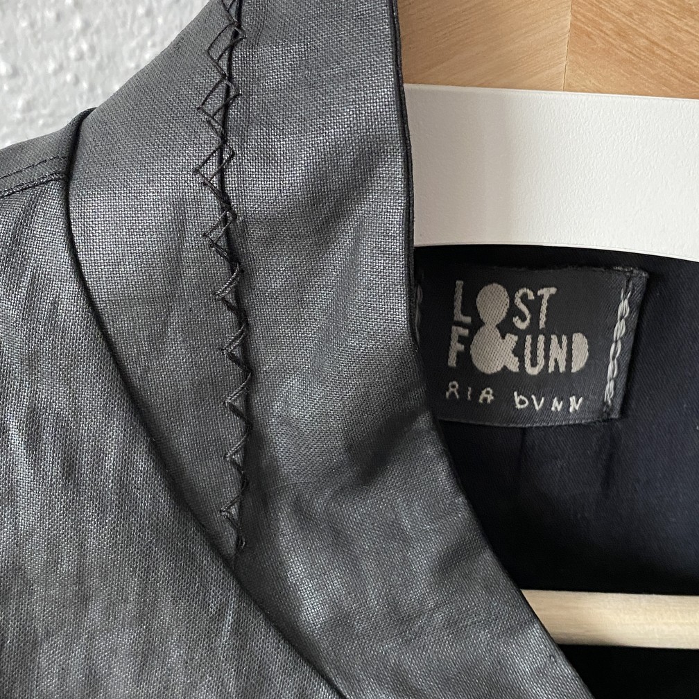 Lost & Found Ria Dunn - Ramie Waxed Car Coat - 4