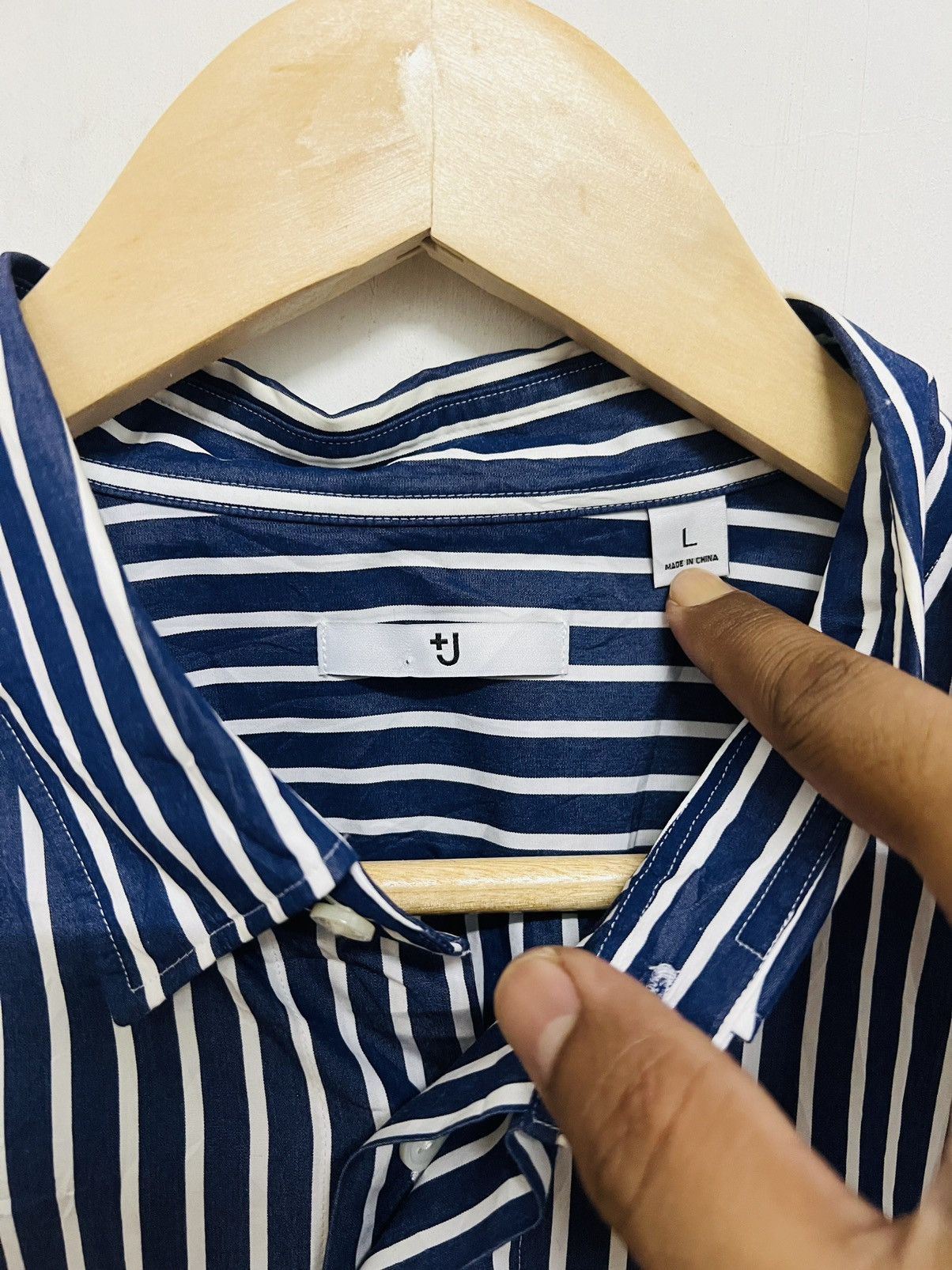 Uniqlo - Jil Sander X Ut +J Oversized Striped Shirt - 6