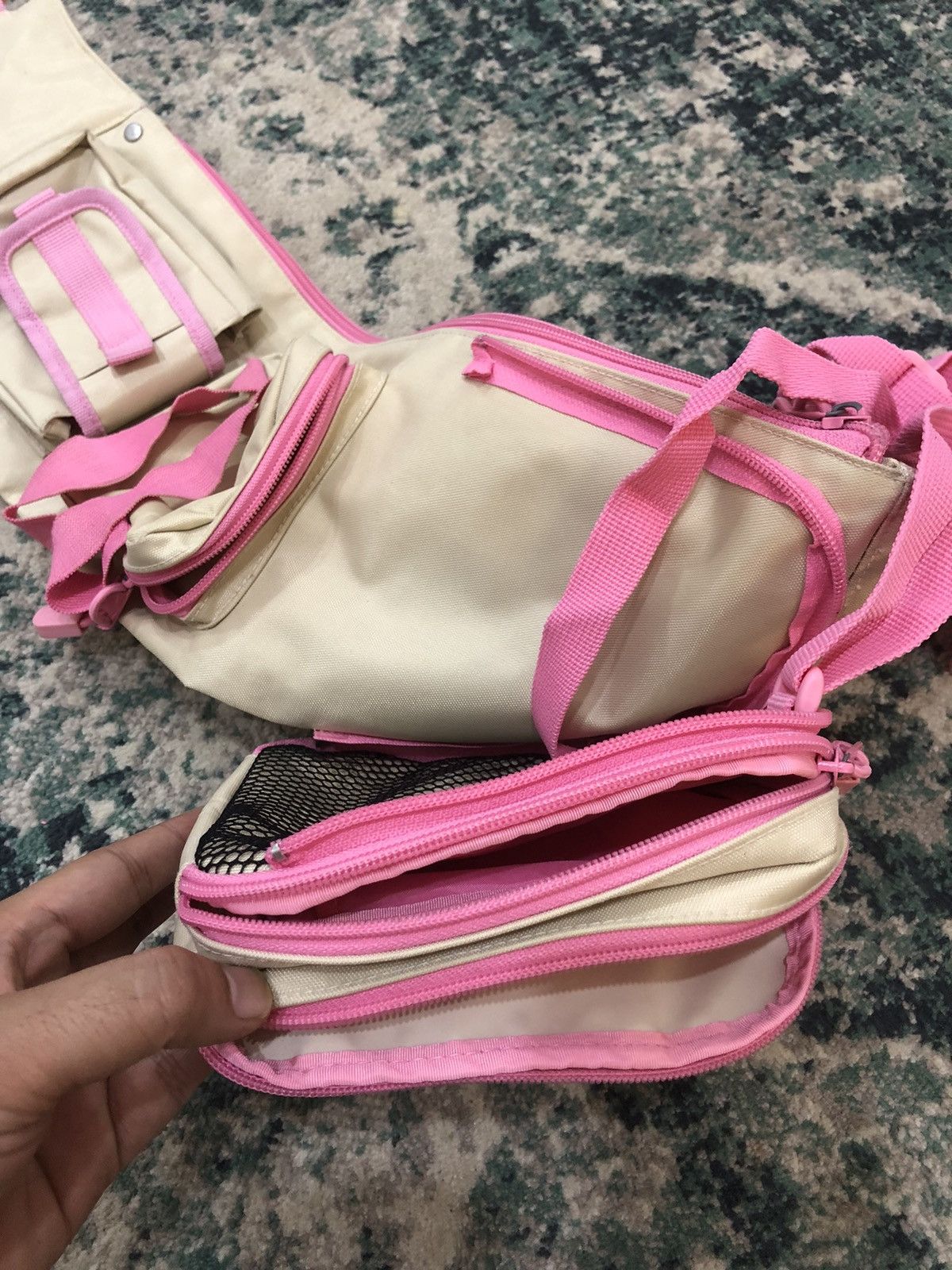 Vintage - AW2003 GAP Pink Hybrid Crossbody Bag & Sling Bag - 12