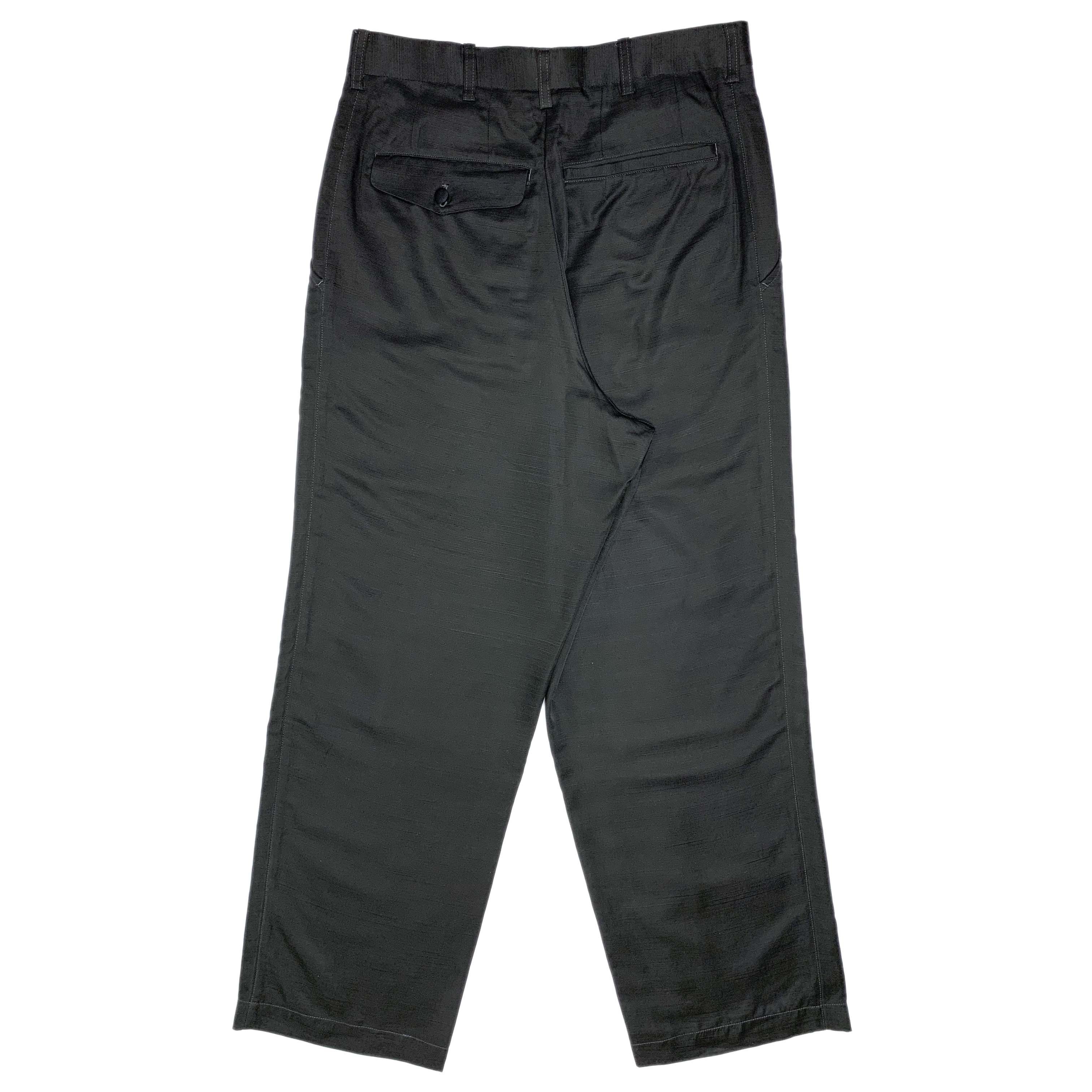 SS03 Raw Silk Pants - 3