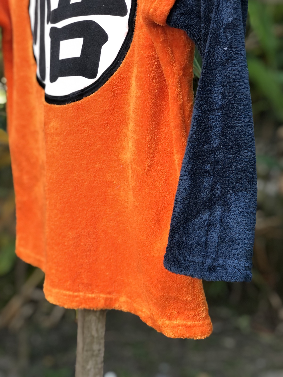 Japanese Brand - Dragon Ball Fleece Embroidered Logo Long Sleeve - 6