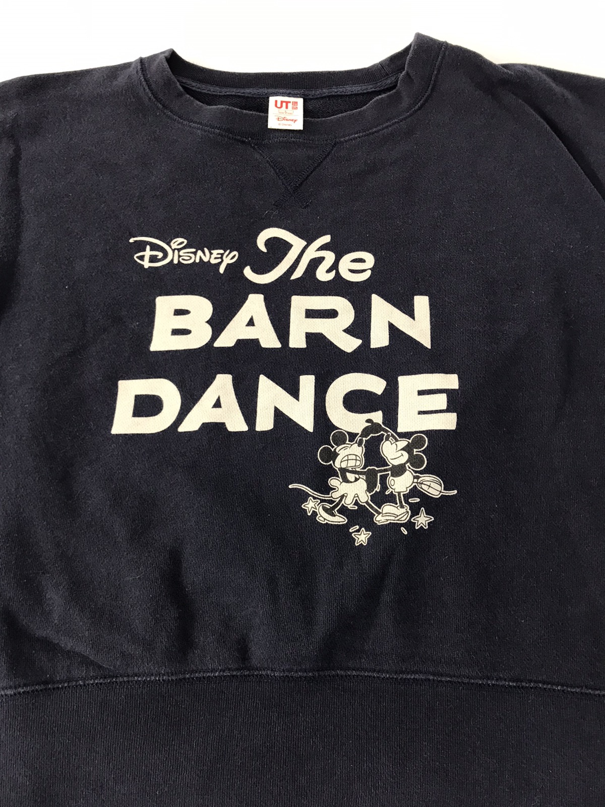 Mickey Mouse - Disney Mickey Mouse Barn Dance Sweatshirt Big Logo Printed - 3