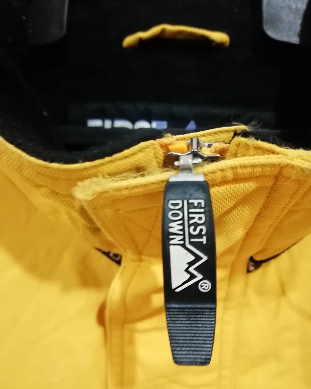 Vintage - Vintage Yellow First Down Pull Over/ Windbreaker - 6