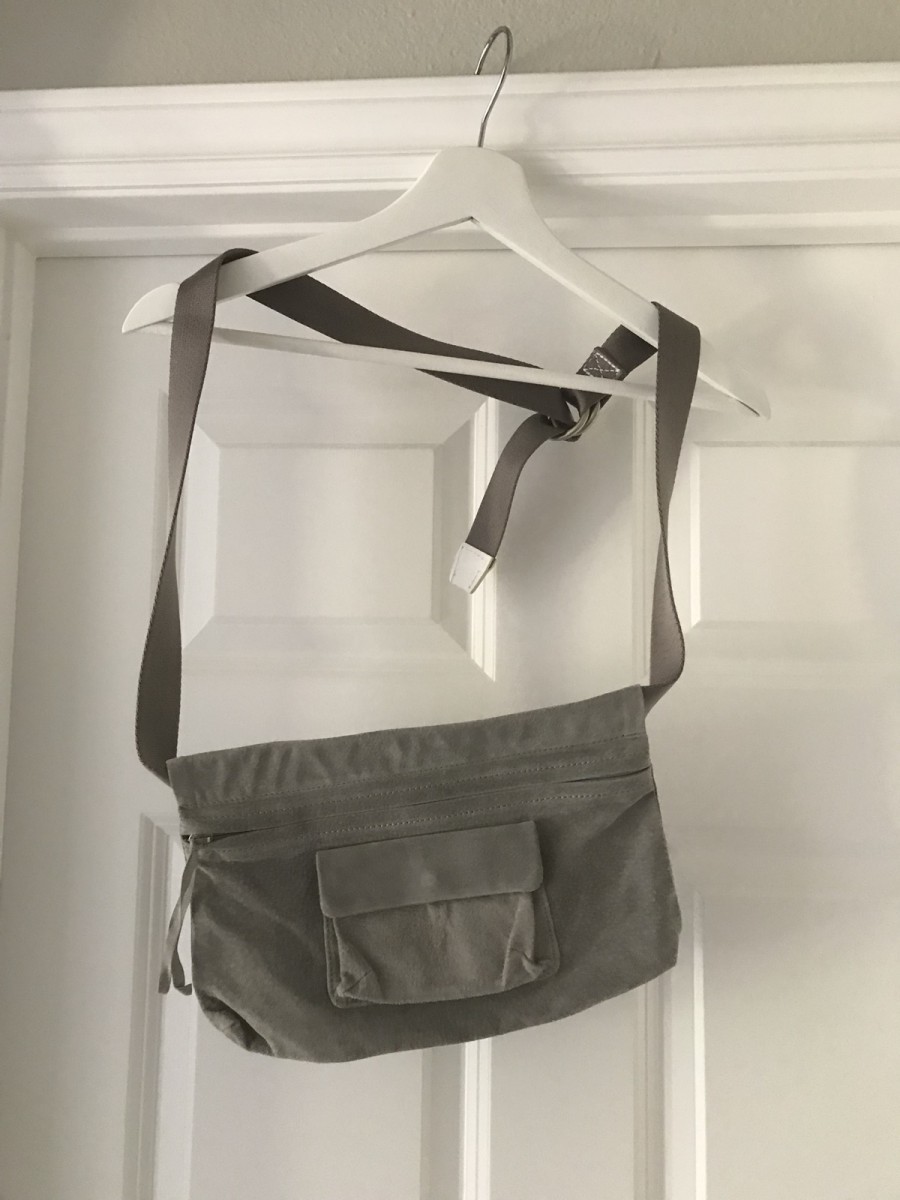 waist bag wide grey - 1
