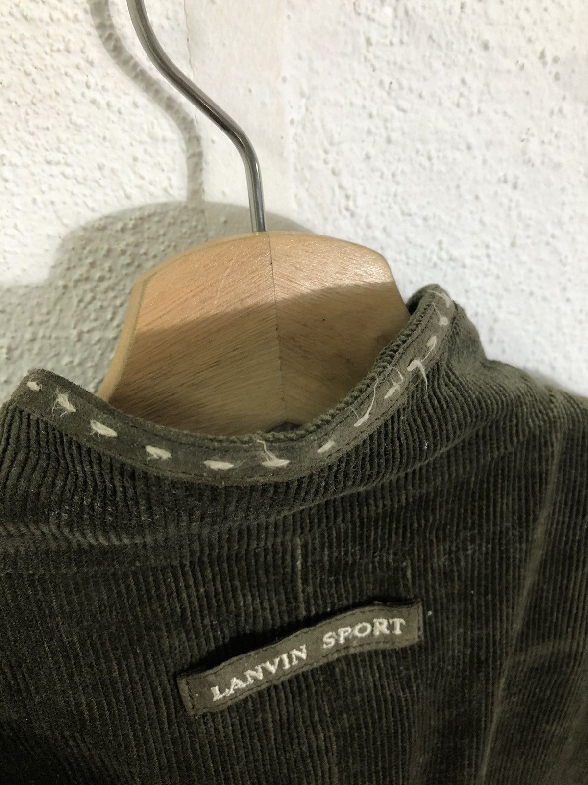 Vintage Lanvin Sport Corduroy Vest Jacket - 8