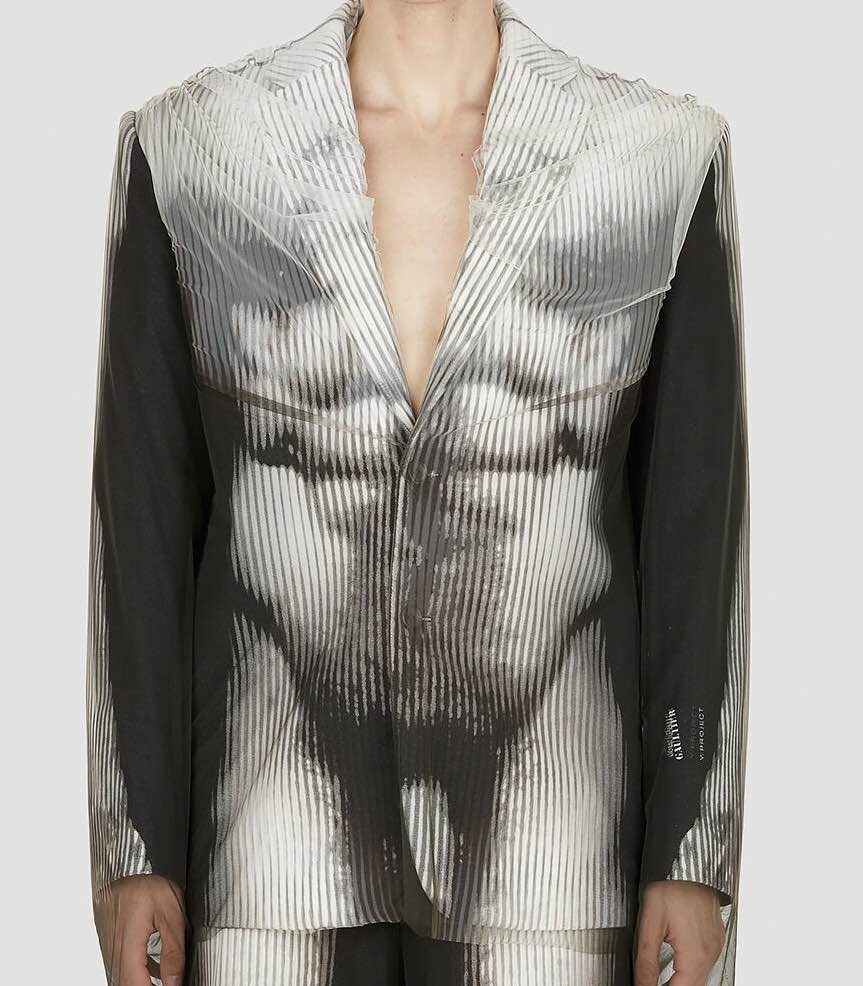 Y/Project Y/Project x Jean Paul Gaultier Body Morph Blazer 