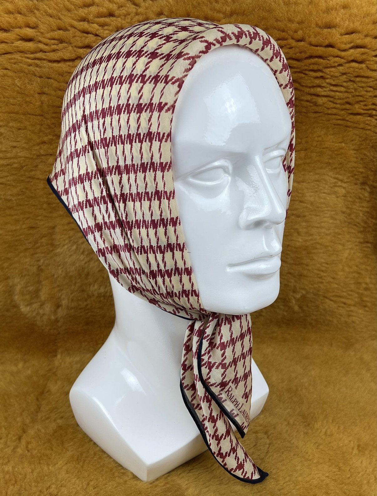 ralph lauren scarf bandana handkerchief turban - 1