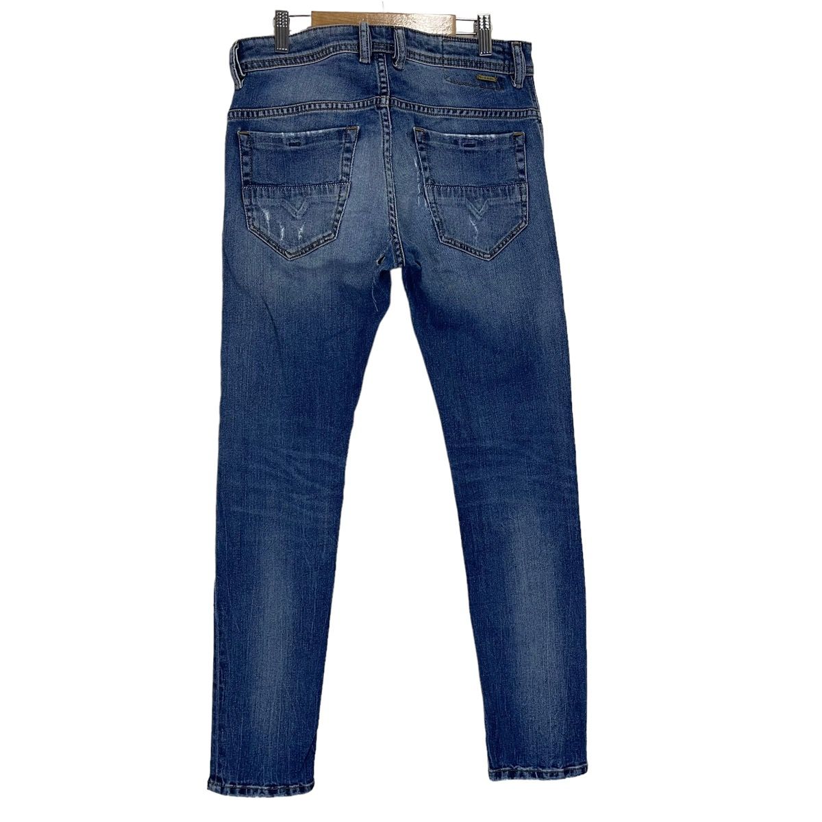 Diesel Industry Thommer Slim Skinny Distressed Jeans - 5