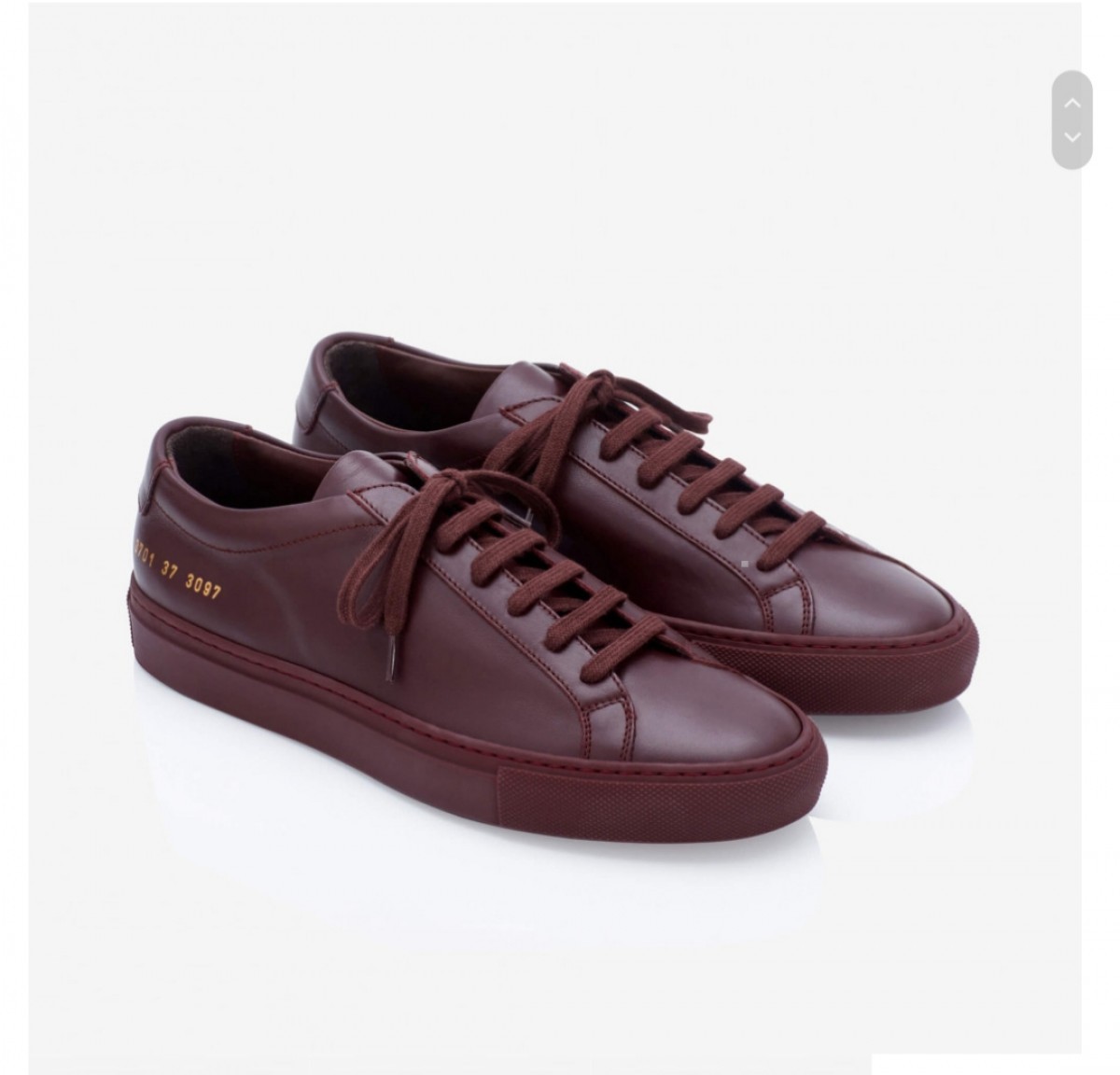 Low Bordeaux Achilles Sneakers - 1