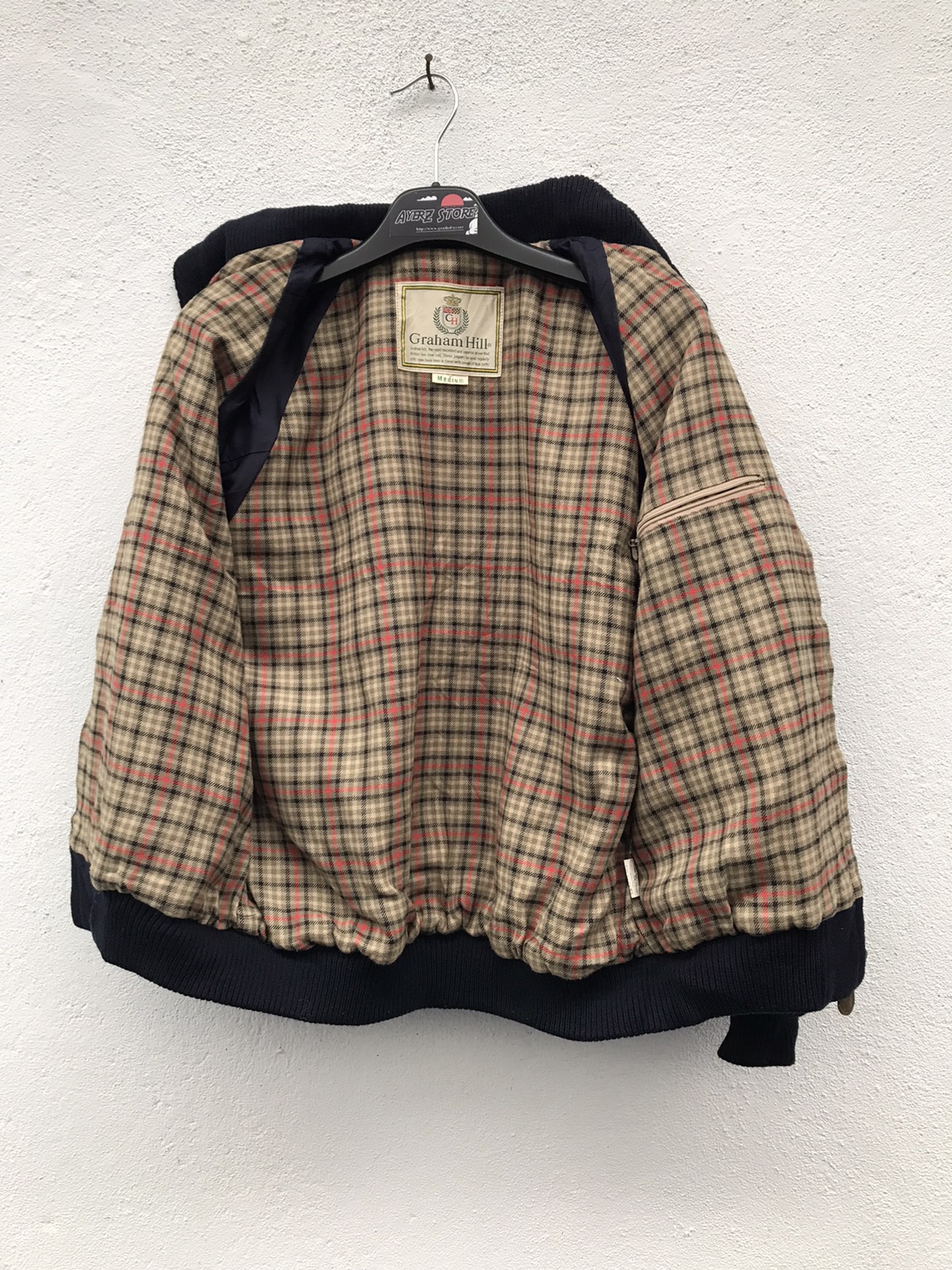 Japanese Brand - Graham Hill Wool Harrington Style Jacket - 6