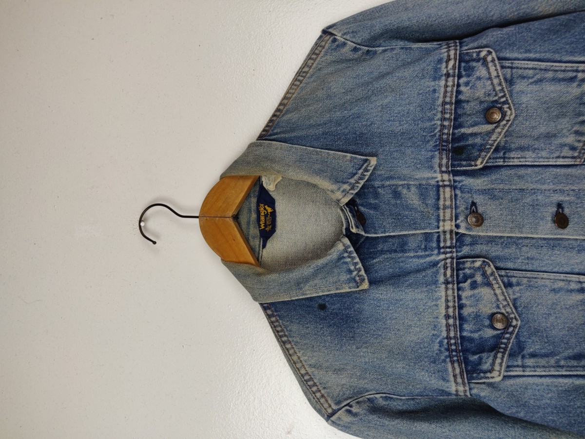 Denim Jacket - Made in USA Trucker Denim Jeans Jacket - 2