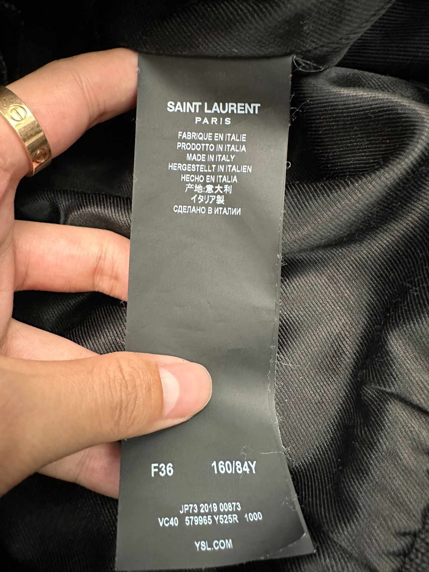Saint Laurent SLP Starry Velvet Jacket - 4