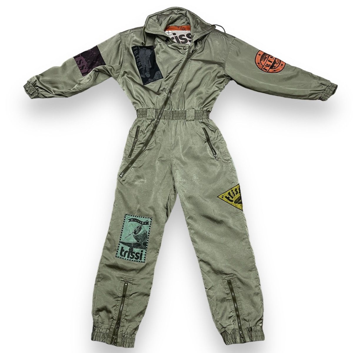 Vintage - Japan Trissi Specialist Parachute Jumpsuit Overall Jacket - 7