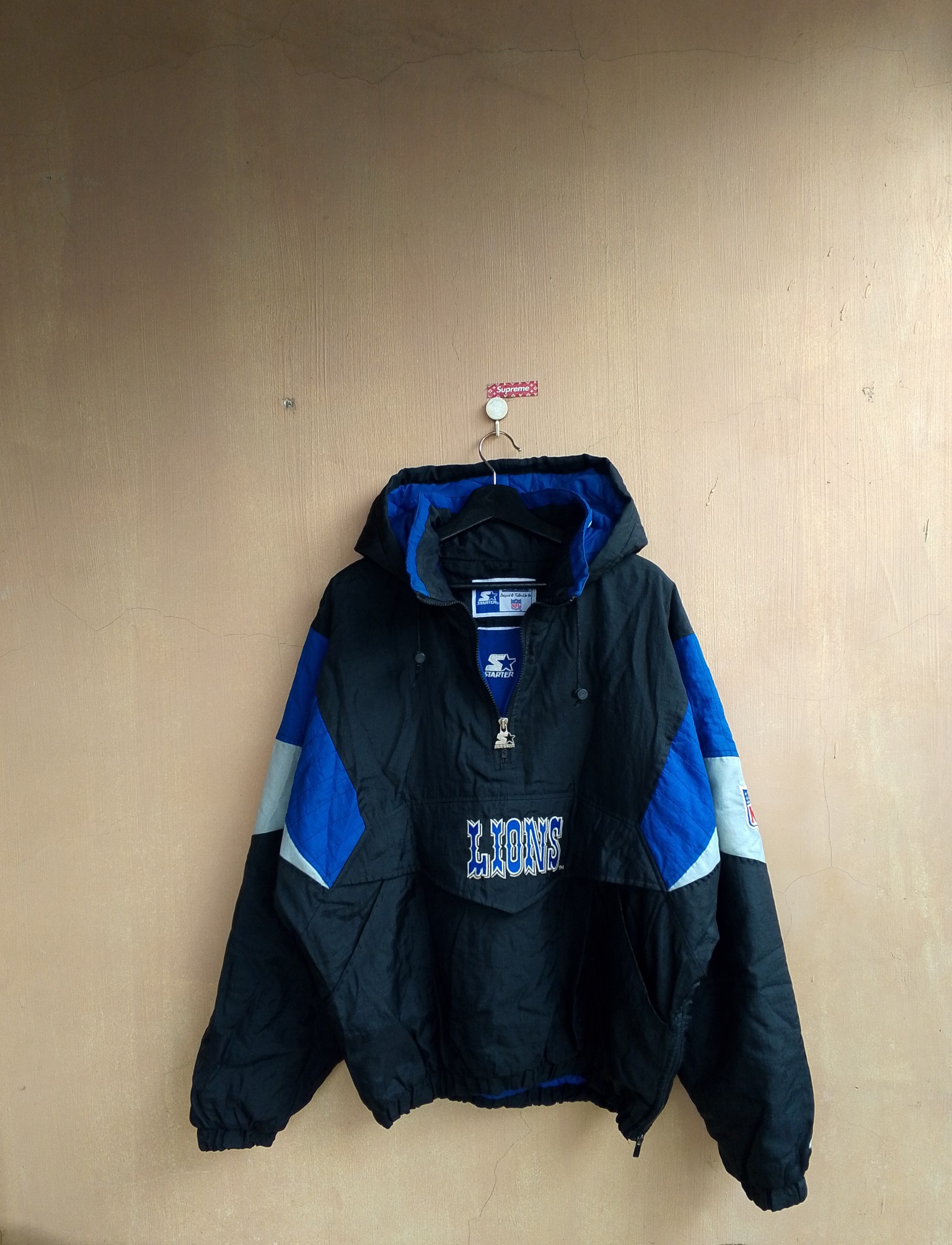 90s Vintage Detroit Lions Starter Anorak jacket - 11