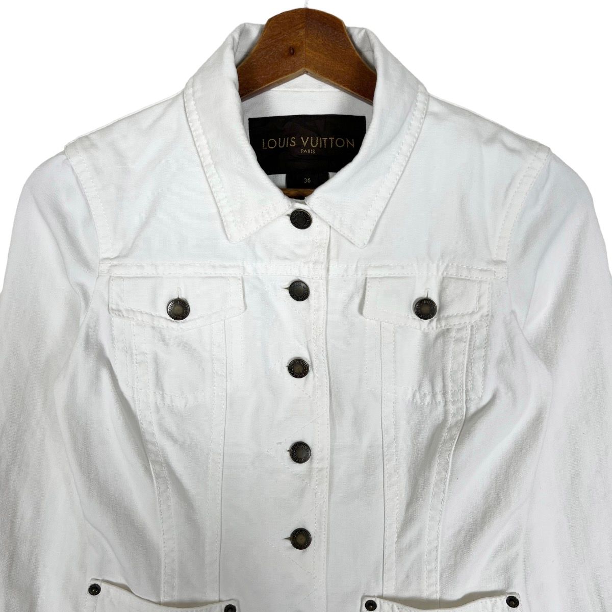 White Denim Jacket - 3