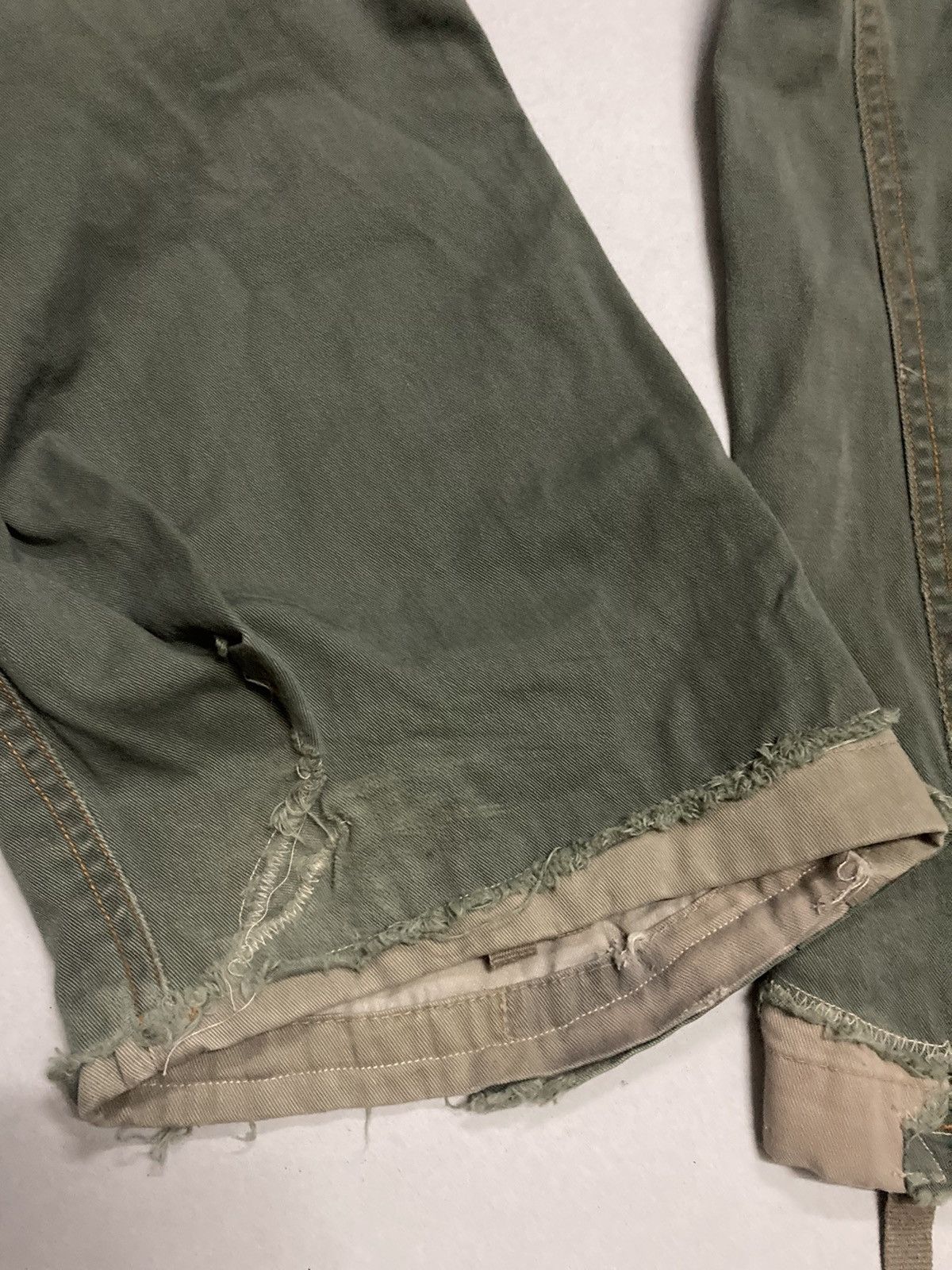 Vintage Soldout Japanese Brand Large Pocket Army Style Pants - 15