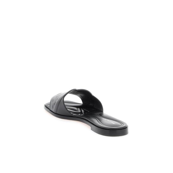 Alexander mcqueen leather slides with embossed seal logo Size EU 41 for Women - 3