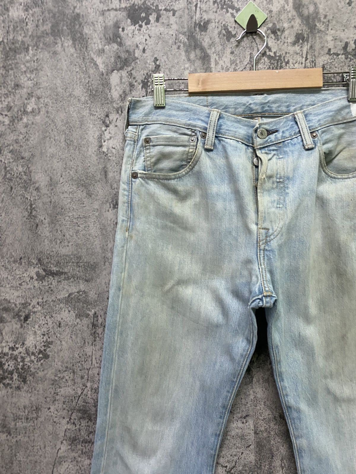 Vintage LEVIS 501 Light Wash Denim -L59 - 4