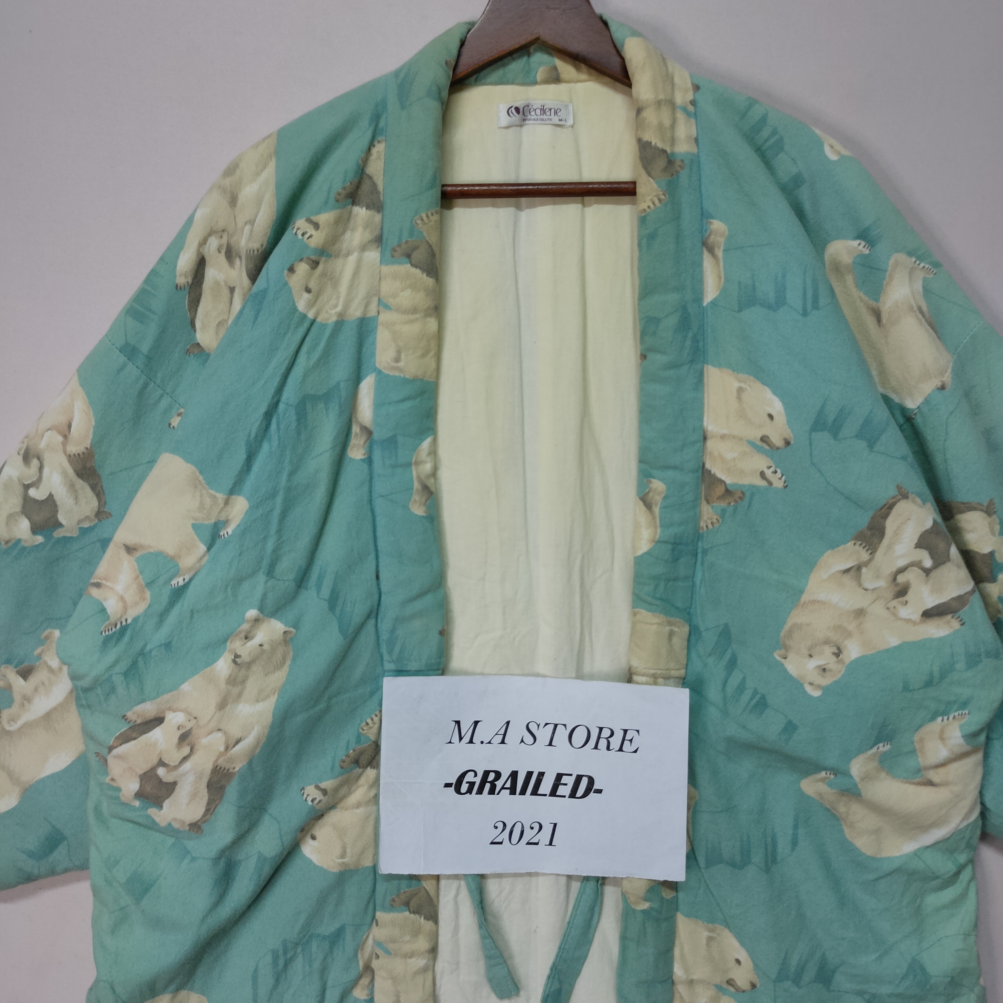Habitat - Vintage Cecilene Kimono Puffer Hunten Fullprint Habitat - 4