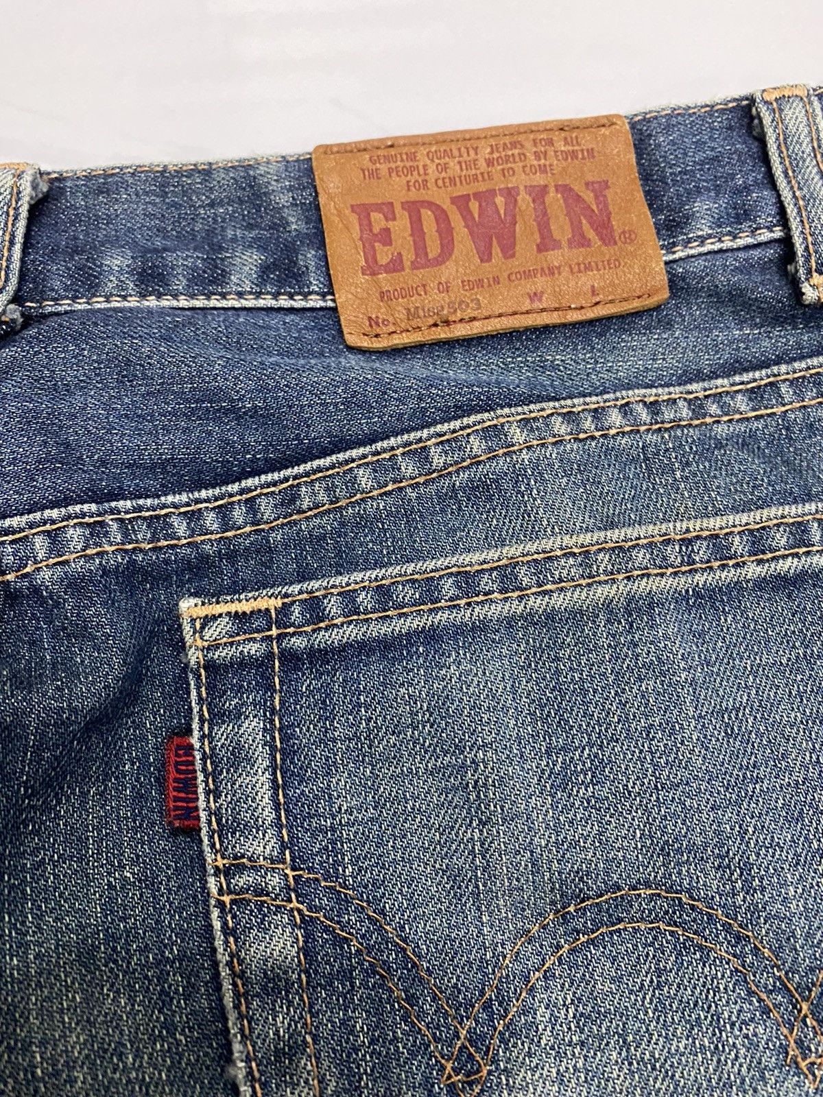 Vintage - RUSTY EDWIN BAGGY DISTRESSED DENIM JEANS - 8