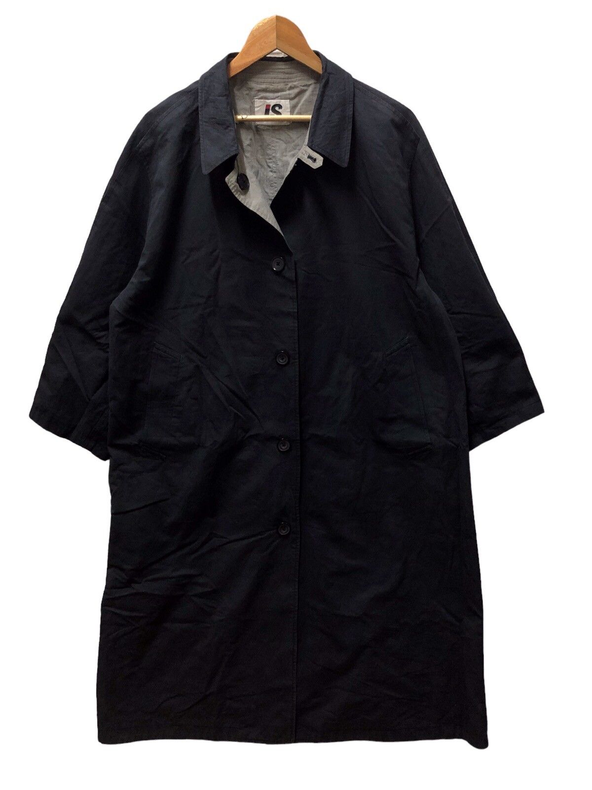Vintage issey miyake oversize reversible cotton coat - 2